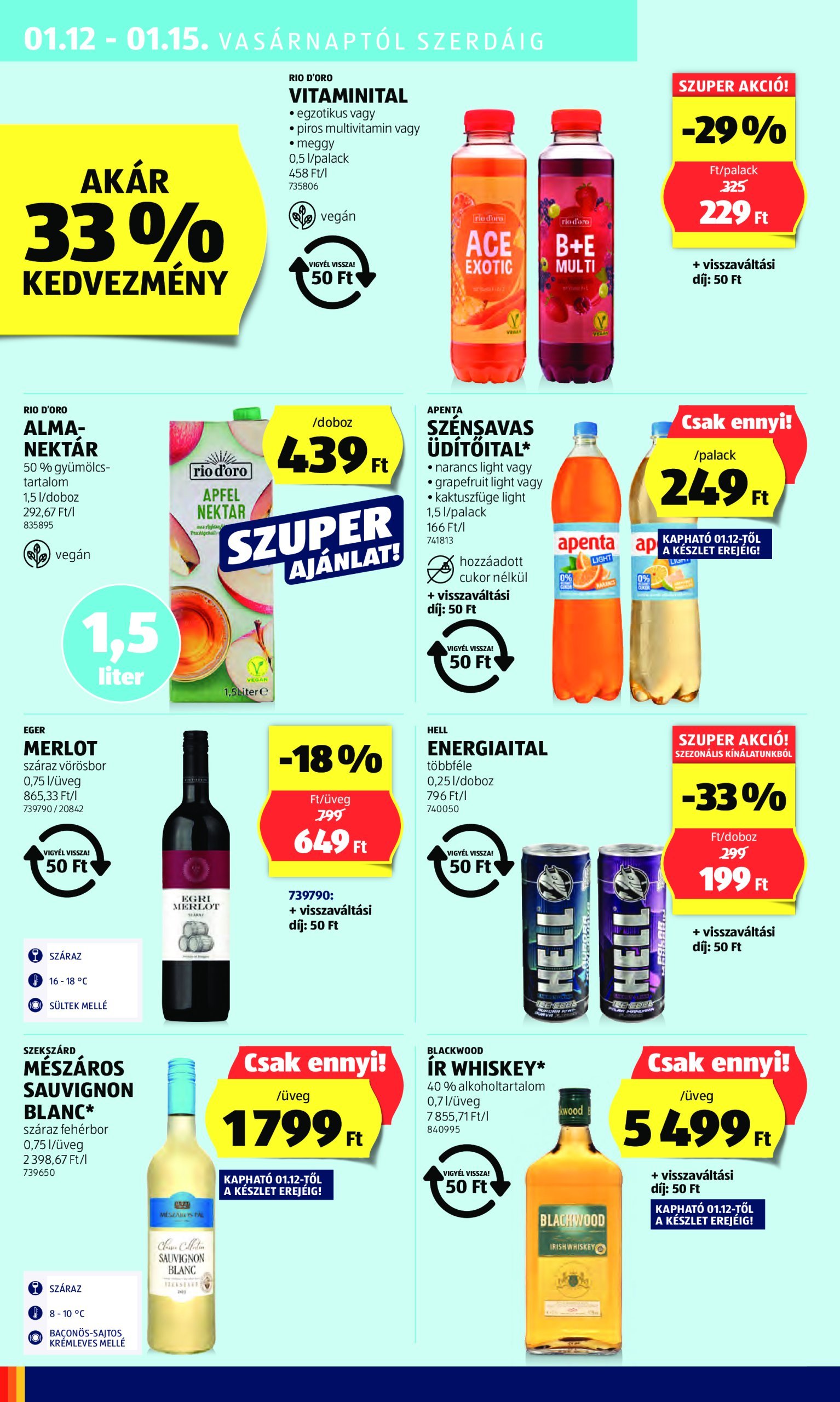 aldi - Aldi akciós újság, érvényes 01.09. - 01.15. - page: 36