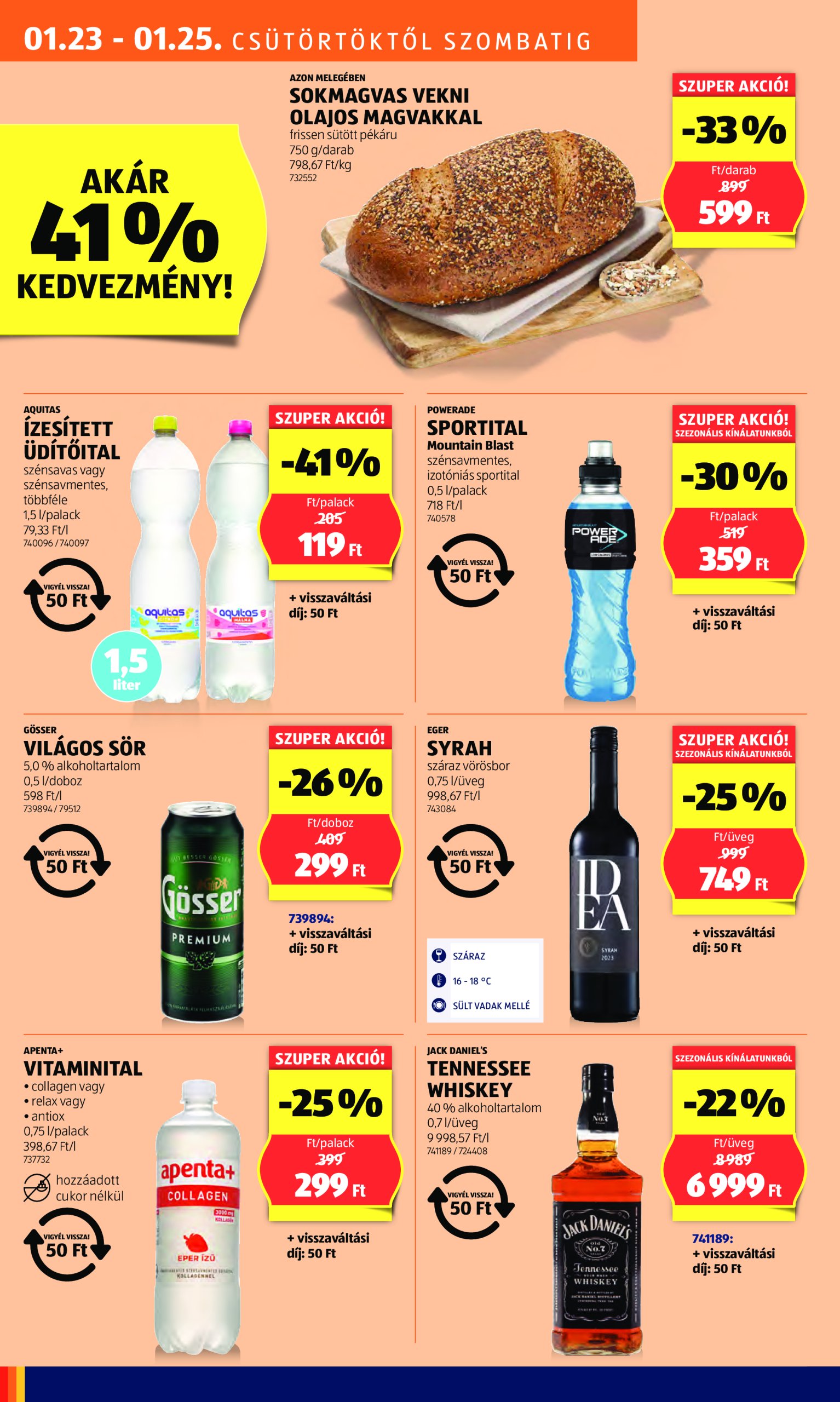 aldi - Aldi akciós újság, érvényes 01.23. - 01.29. - page: 16