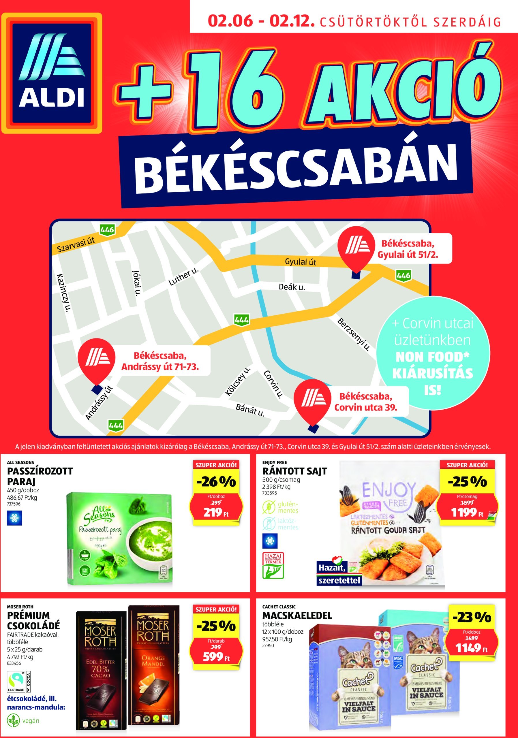 aldi - Aldi - Békéscsaba extra akciós újság, érvényes 02.06. - 02.12.