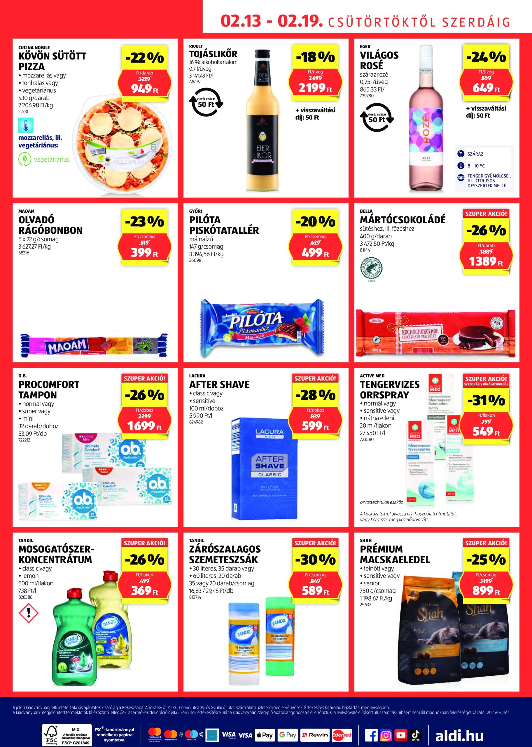 aldi - Aldi - Békéscsaba extra akciós újság, érvényes 02.13. - 02.19. - page: 2