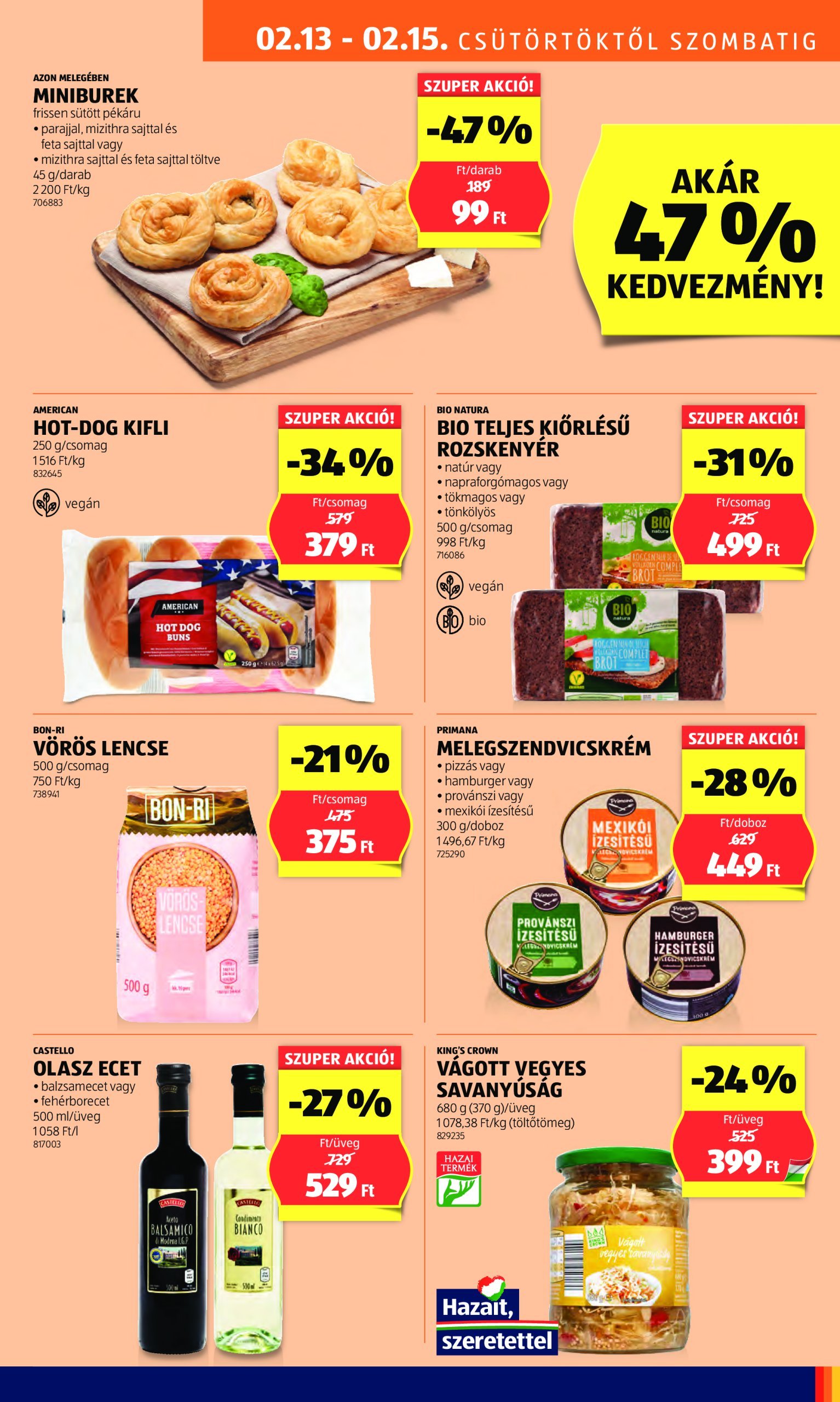 aldi - Aldi akciós újság, érvényes 02.13. - 02.19. - page: 15