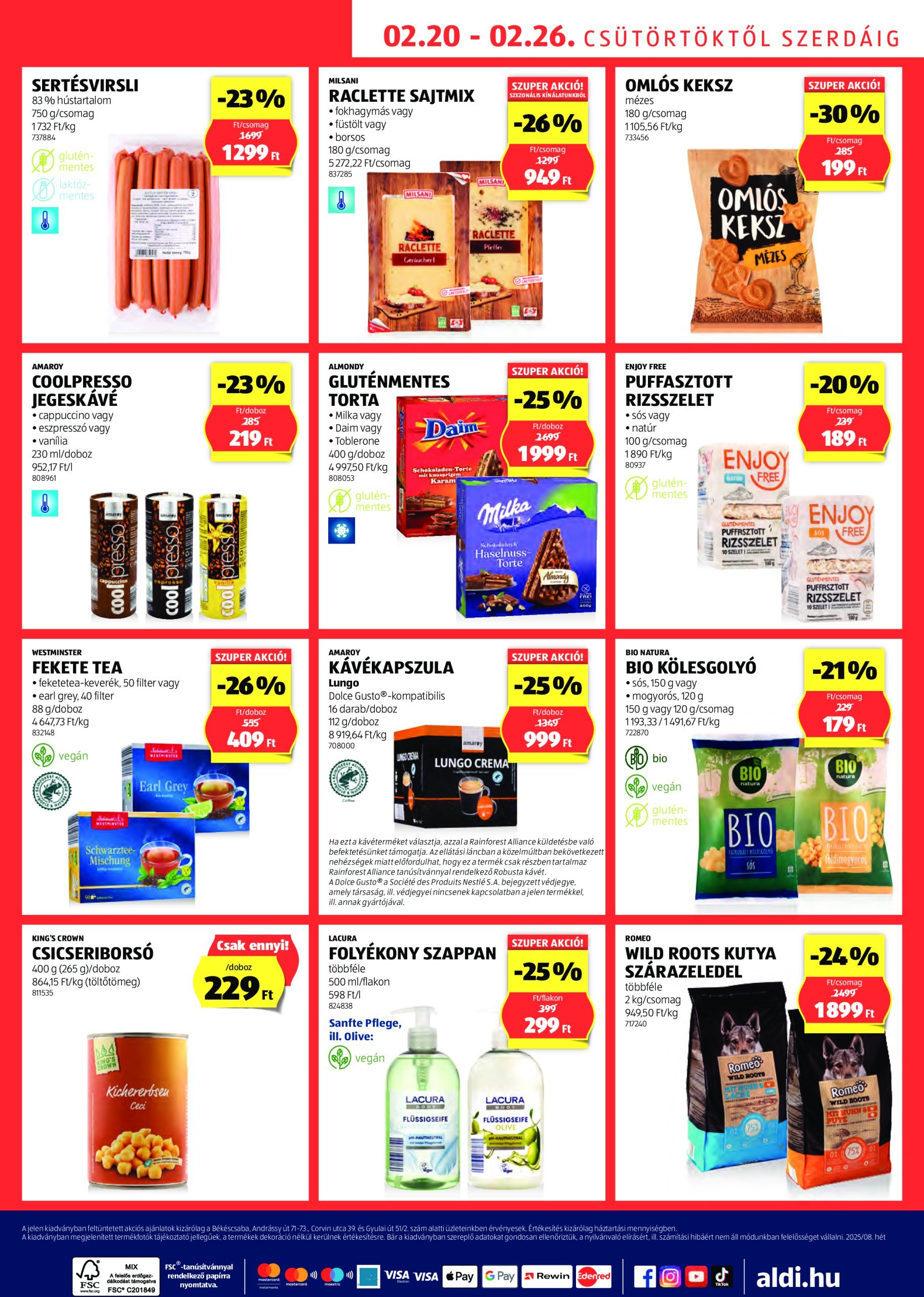 aldi - Aldi - Békéscsaba extra akciós újság, érvényes 02.20. - 02.26. - page: 2