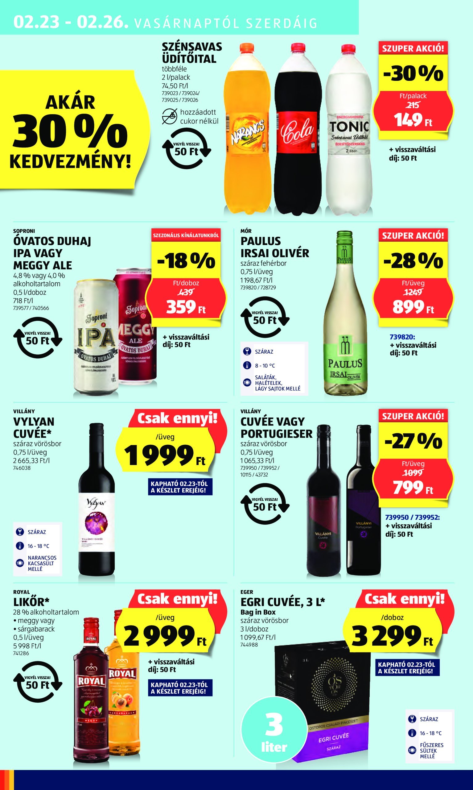 aldi - Aldi akciós újság, érvényes 02.20. - 02.26. - page: 40