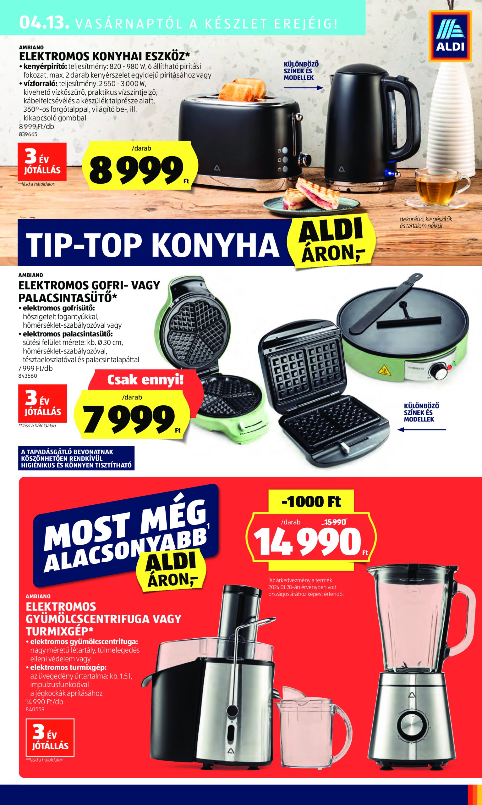 aldi - Aldi - Középső sor termékei akciós újság, érvényes 04.10. - 04.16. - page: 10