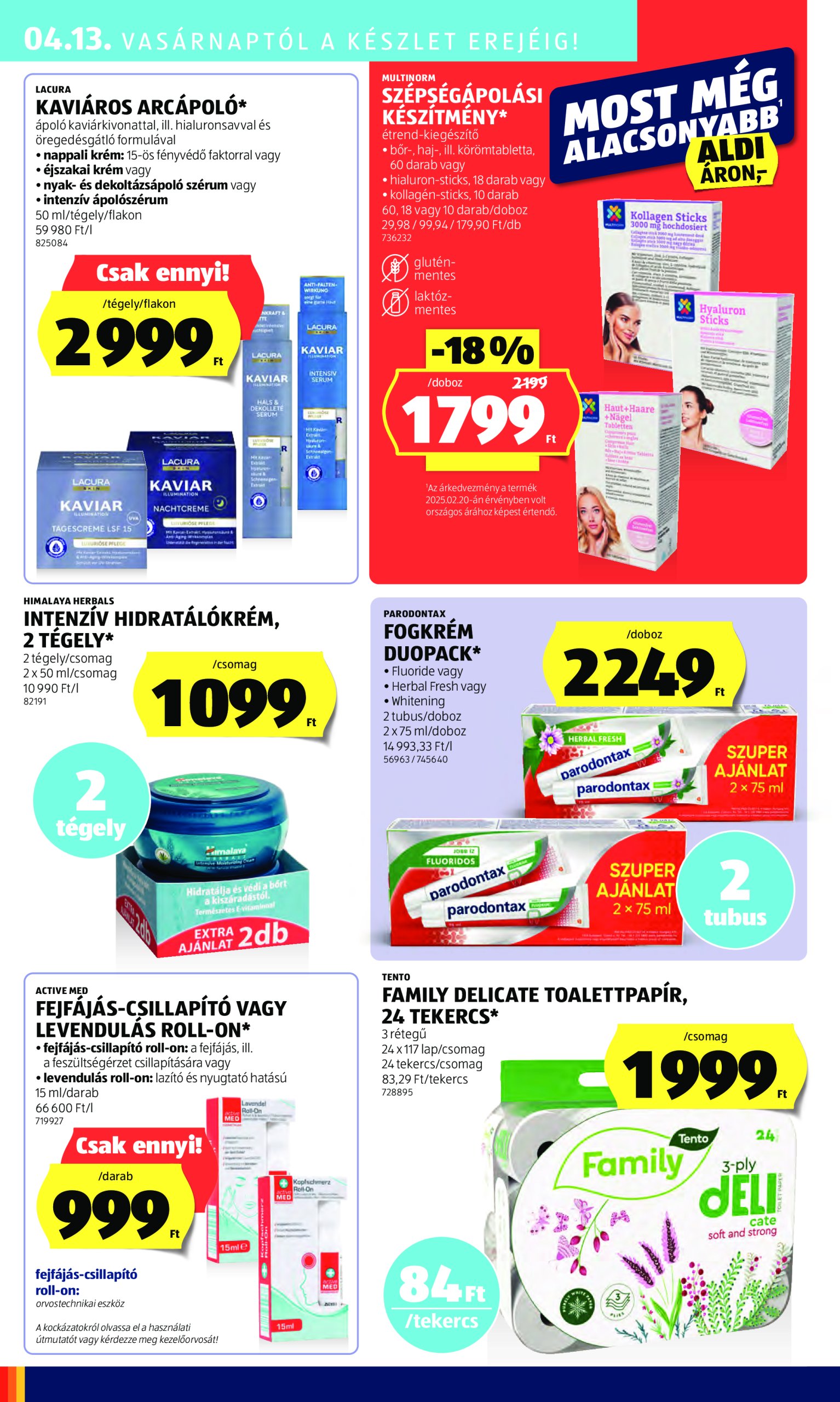 aldi - Aldi - Középső sor termékei akciós újság, érvényes 04.10. - 04.16. - page: 17