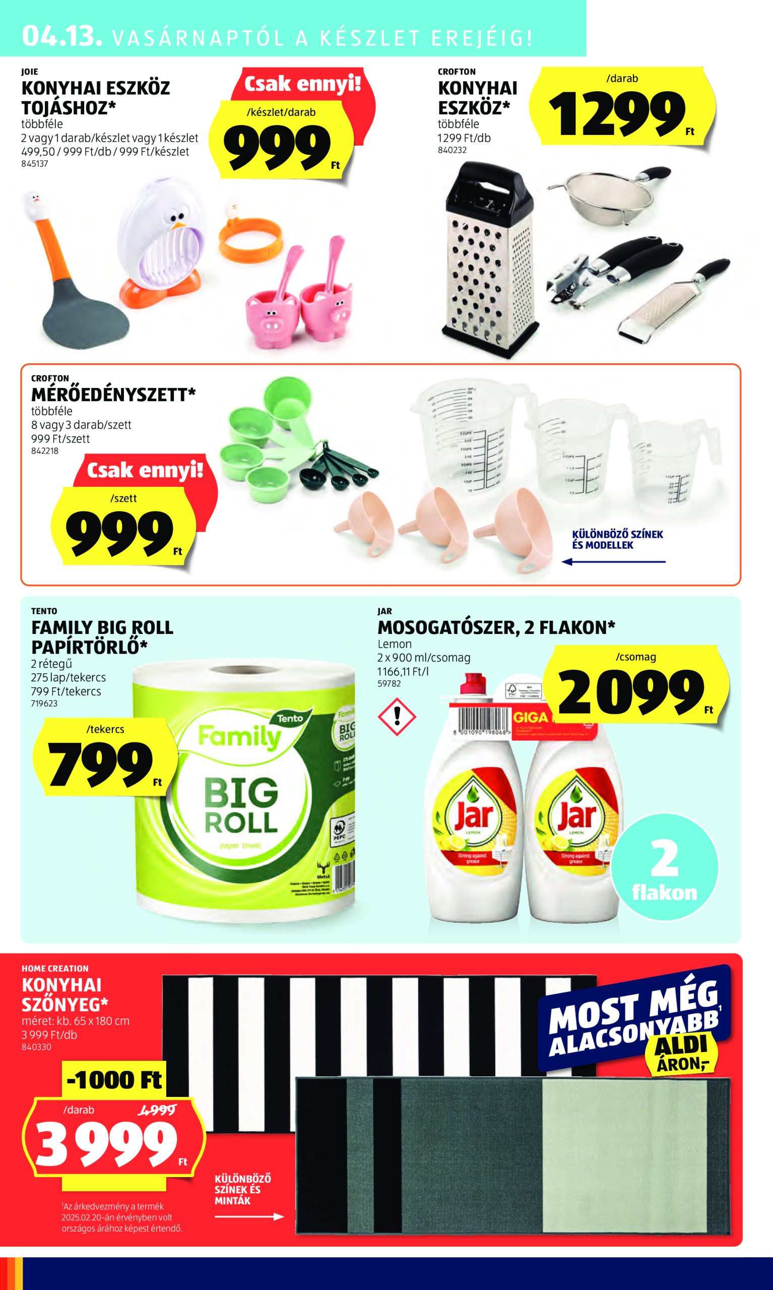 aldi - Aldi - Középső sor termékei akciós újság, érvényes 04.10. - 04.16. - page: 11
