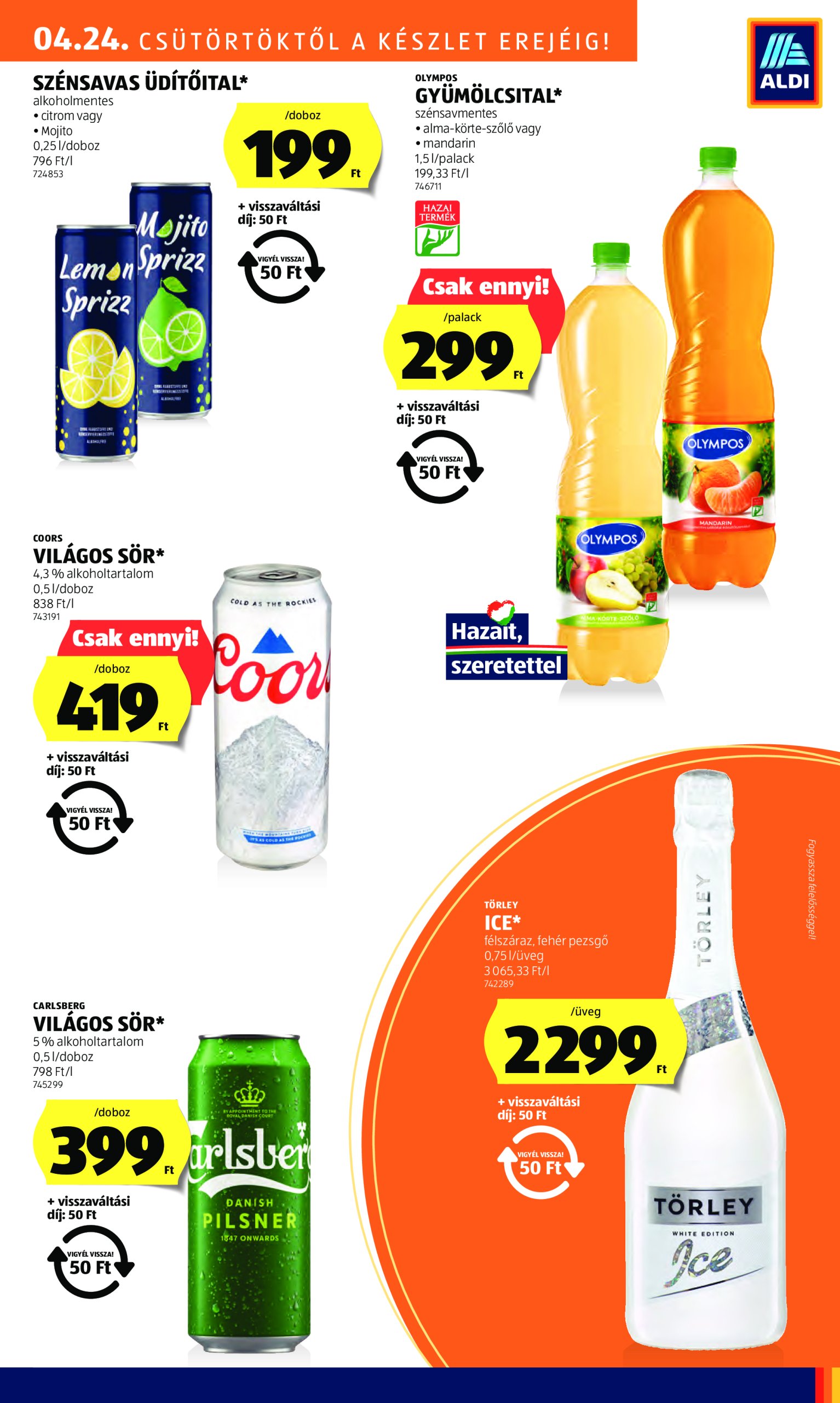 aldi - Aldi akciós újság, érvényes 04.24. - 04.29. - page: 15 aldi - Aldi akciós újság, érvényes 04.24. - 04.29. - page: 15