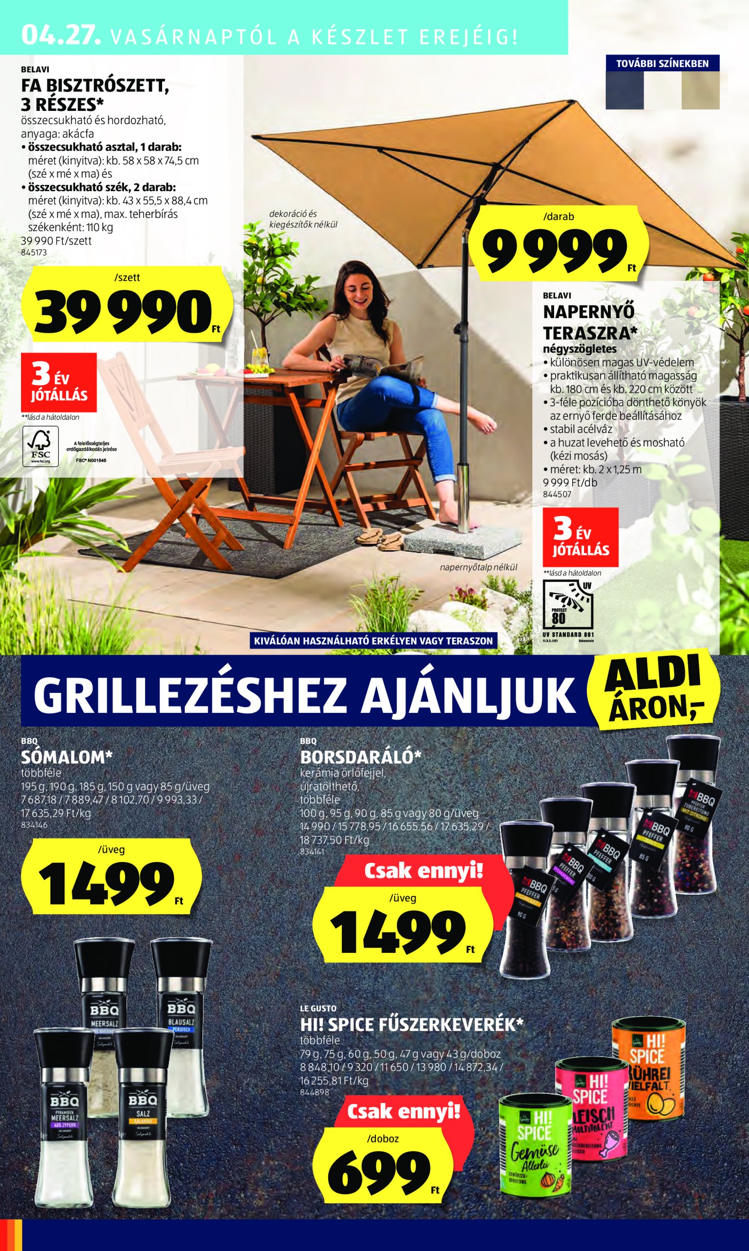aldi - Aldi akciós újság, érvényes 04.24. - 04.29. - page: 40 aldi - Aldi akciós újság, érvényes 04.24. - 04.29. - page: 40