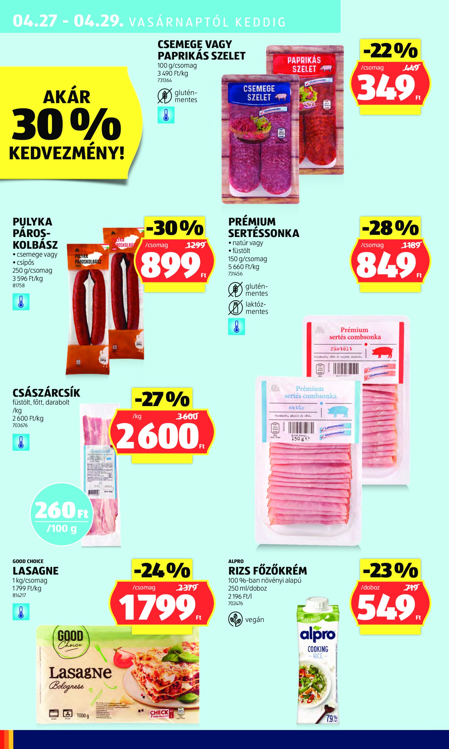 aldi - Aldi akciós újság, érvényes 04.24. - 04.29. - page: 30 aldi - Aldi akciós újság, érvényes 04.24. - 04.29. - page: 30