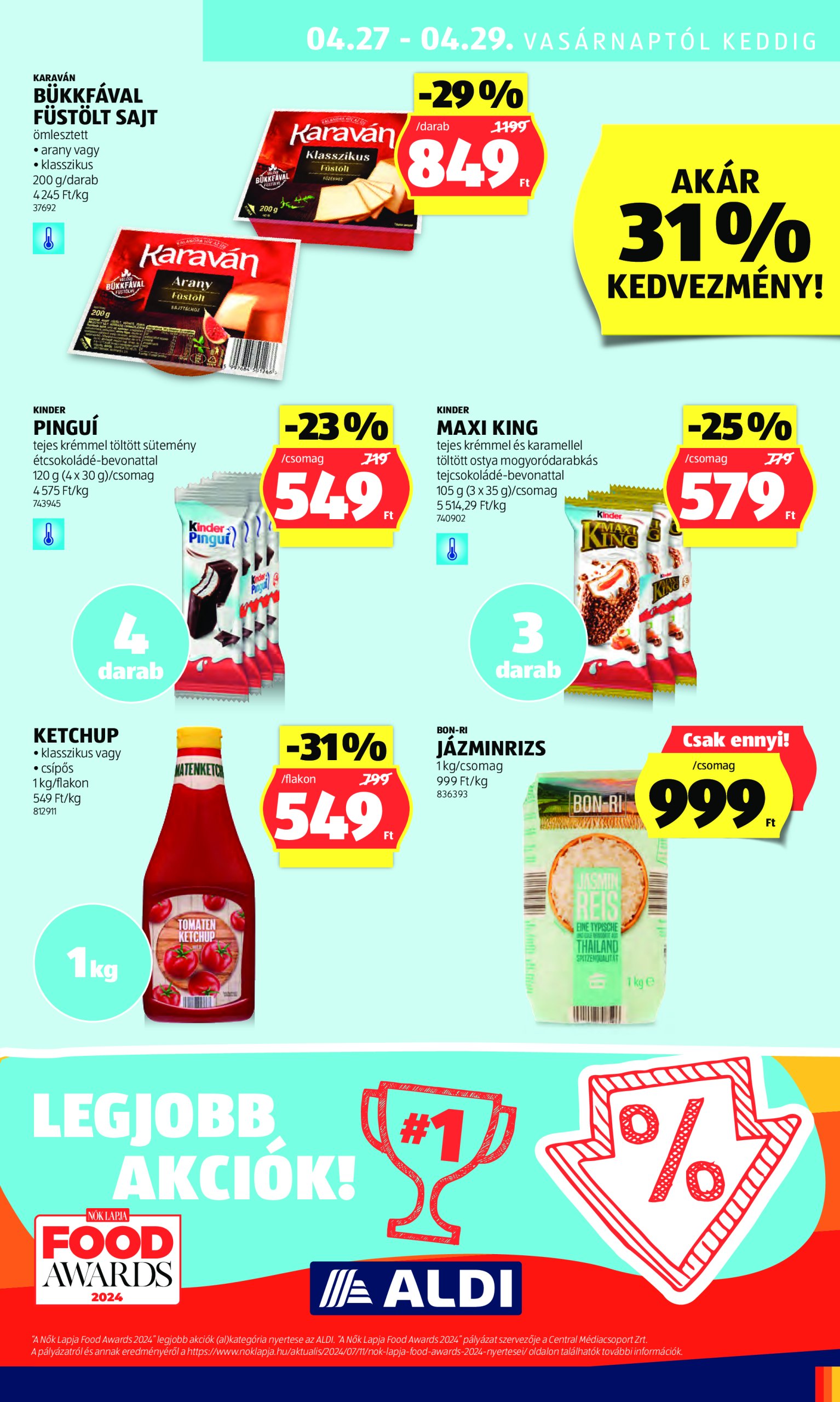 aldi - Aldi akciós újság, érvényes 04.24. - 04.29. - page: 31 aldi - Aldi akciós újság, érvényes 04.24. - 04.29. - page: 31