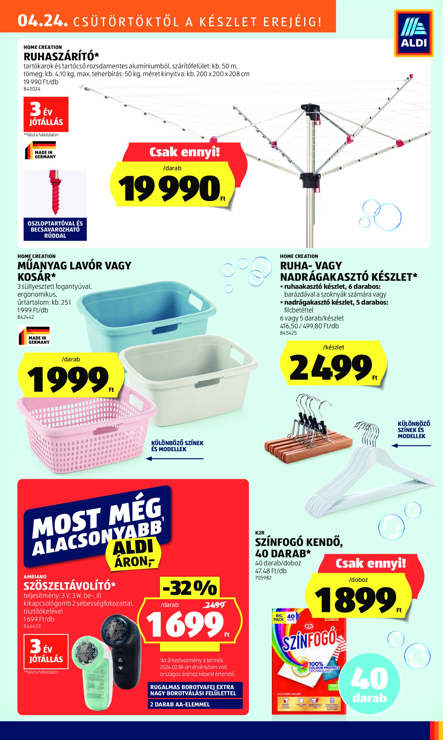 aldi - Aldi akciós újság, érvényes 04.24. - 04.29. - page: 19 aldi - Aldi akciós újság, érvényes 04.24. - 04.29. - page: 19