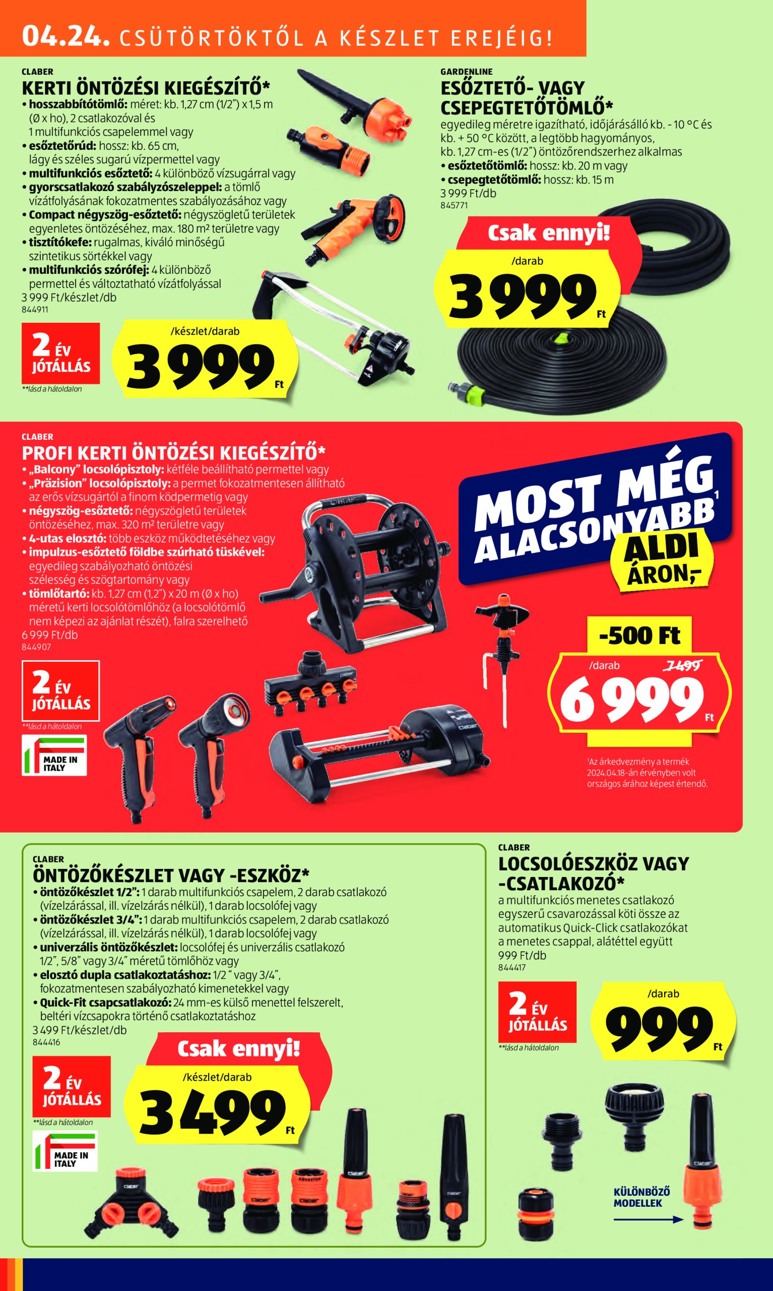 aldi - Aldi - Középső sor termékei akciós újság, érvényes 04.24. - 04.30. - page: 12
