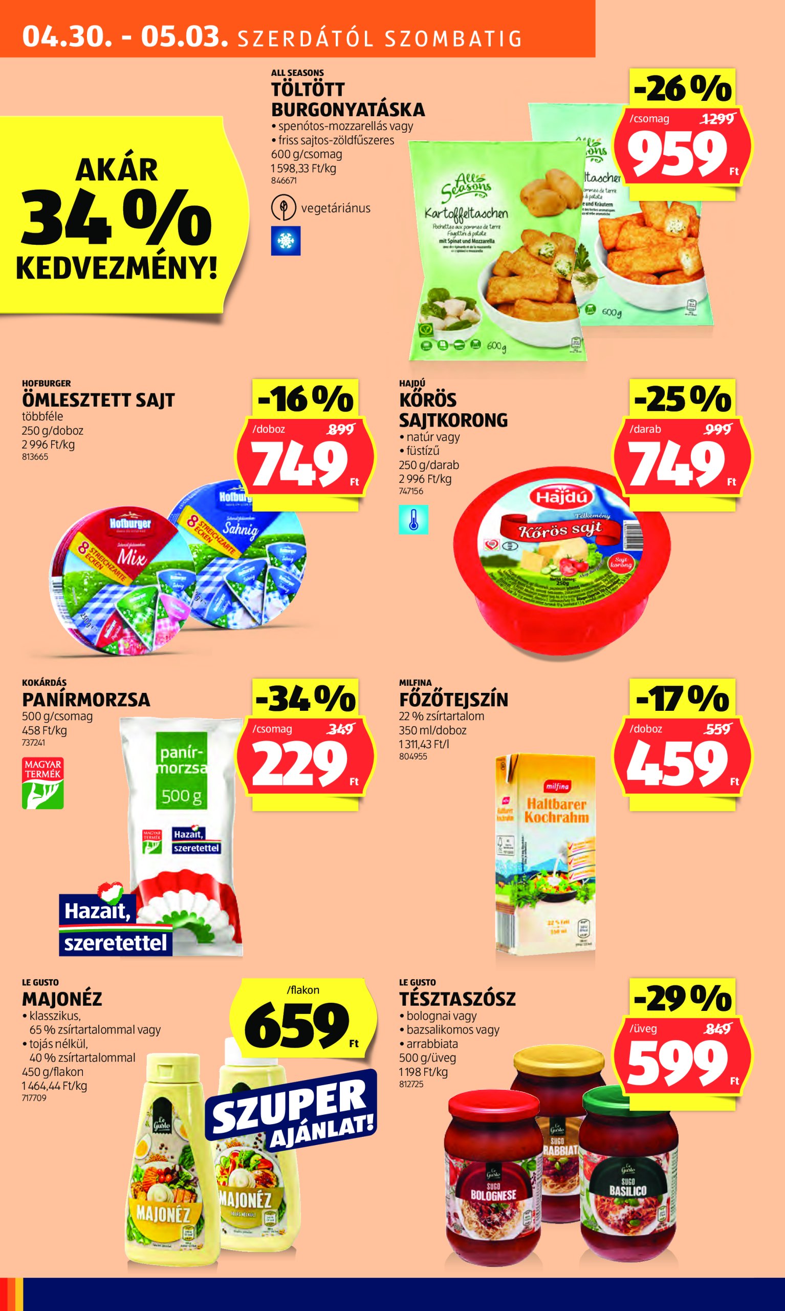 aldi - Aldi akciós újság, érvényes 04.30. - 05.07. - page: 8 aldi - Aldi akciós újság, érvényes 04.30. - 05.07. - page: 8