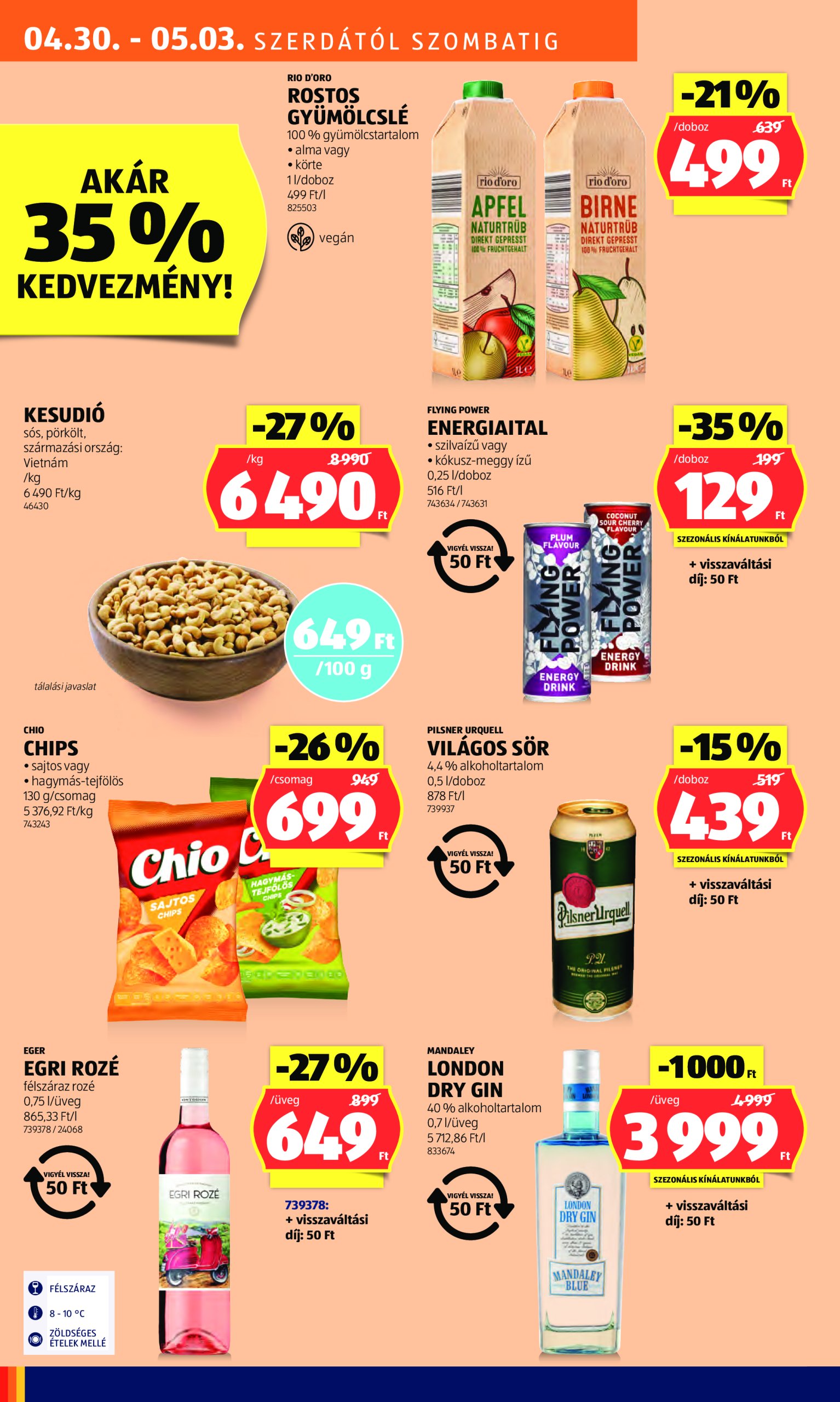 aldi - Aldi akciós újság, érvényes 04.30. - 05.07. - page: 10 aldi - Aldi akciós újság, érvényes 04.30. - 05.07. - page: 10