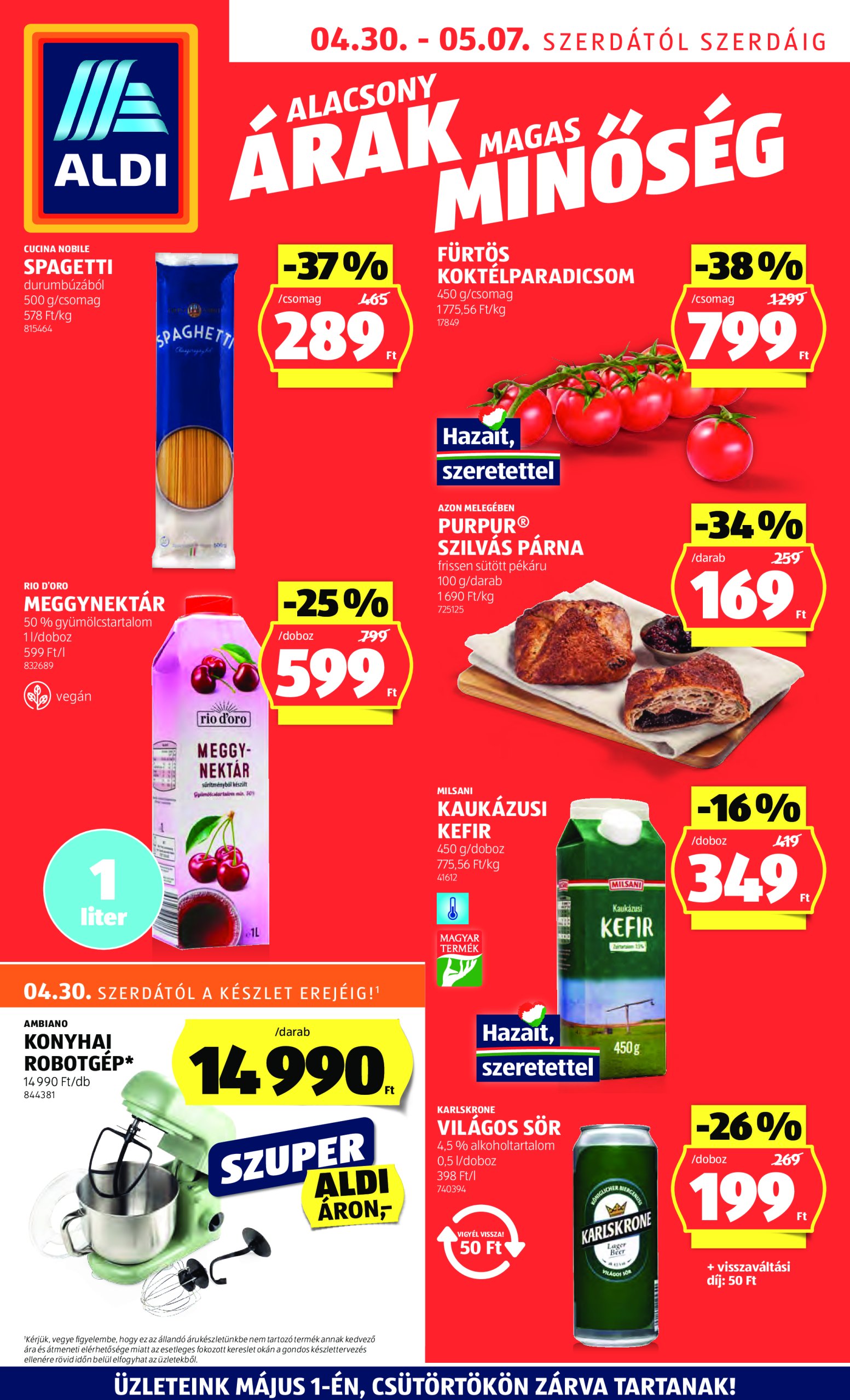aldi - Aldi akciós újság, érvényes 04.30. - 05.07.