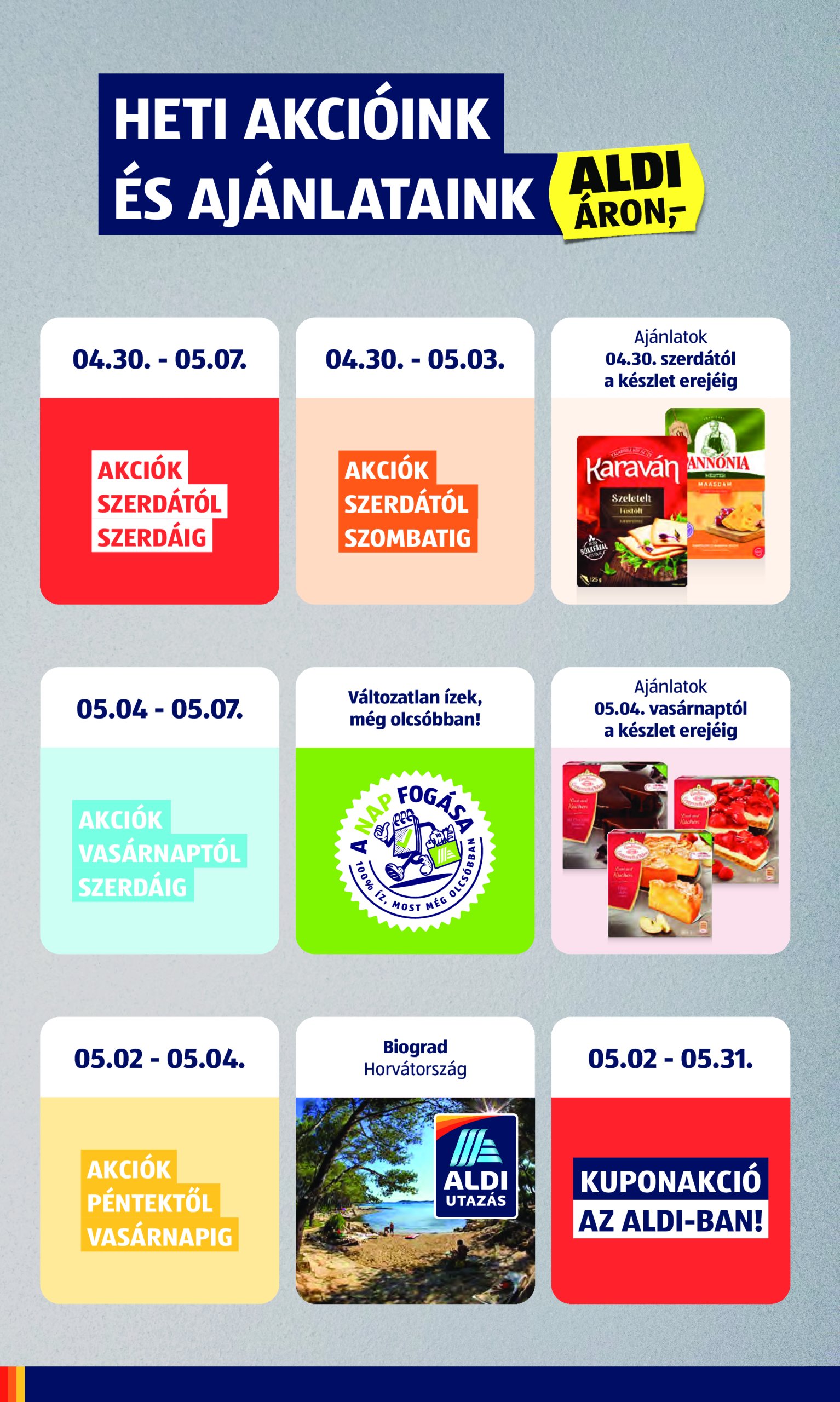 aldi - Aldi akciós újság, érvényes 04.30. - 05.07. - page: 2 aldi - Aldi akciós újság, érvényes 04.30. - 05.07. - page: 2