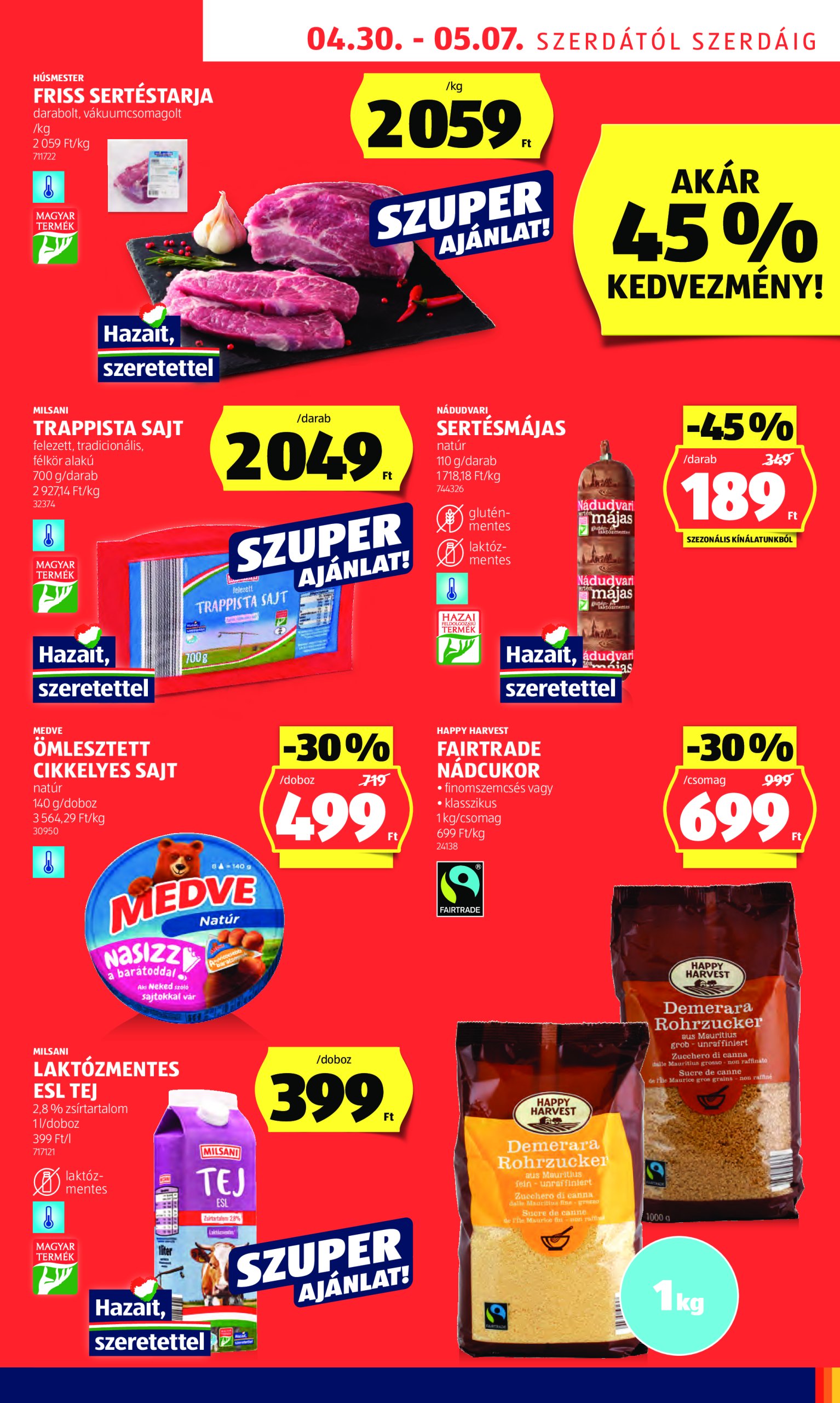 aldi - Aldi akciós újság, érvényes 04.30. - 05.07. - page: 5 aldi - Aldi akciós újság, érvényes 04.30. - 05.07. - page: 5