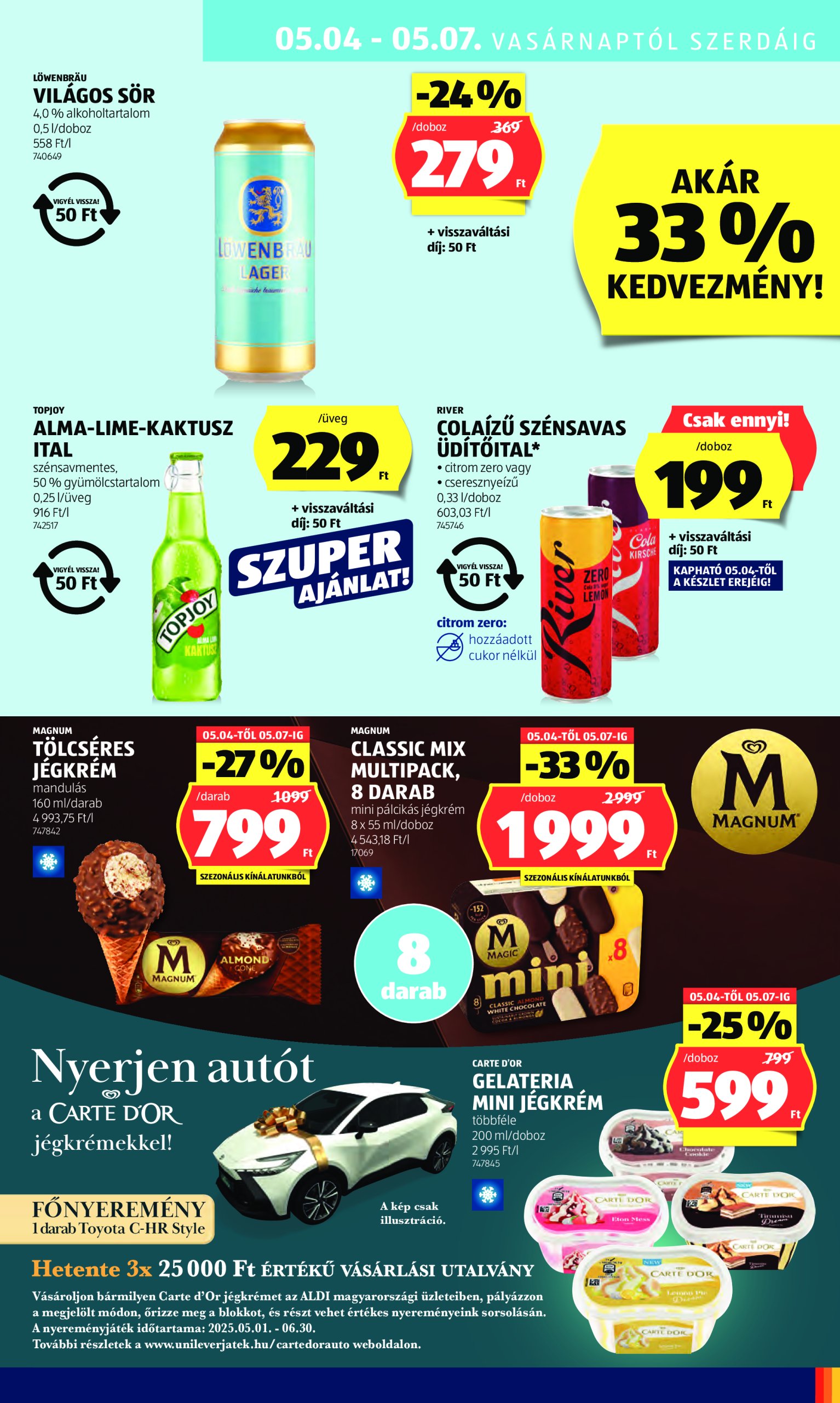 aldi - Aldi akciós újság, érvényes 04.30. - 05.07. - page: 25 aldi - Aldi akciós újság, érvényes 04.30. - 05.07. - page: 25