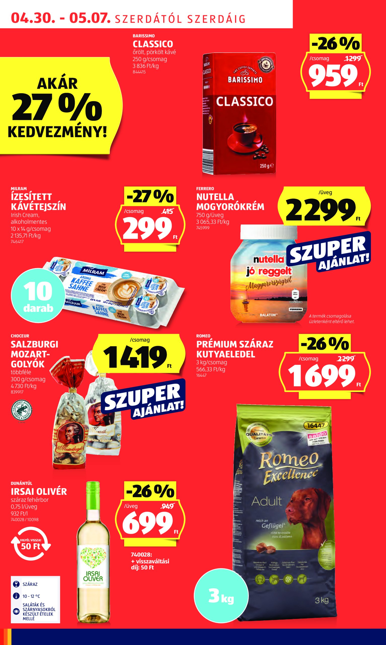 aldi - Aldi akciós újság, érvényes 04.30. - 05.07. - page: 6 aldi - Aldi akciós újság, érvényes 04.30. - 05.07. - page: 6