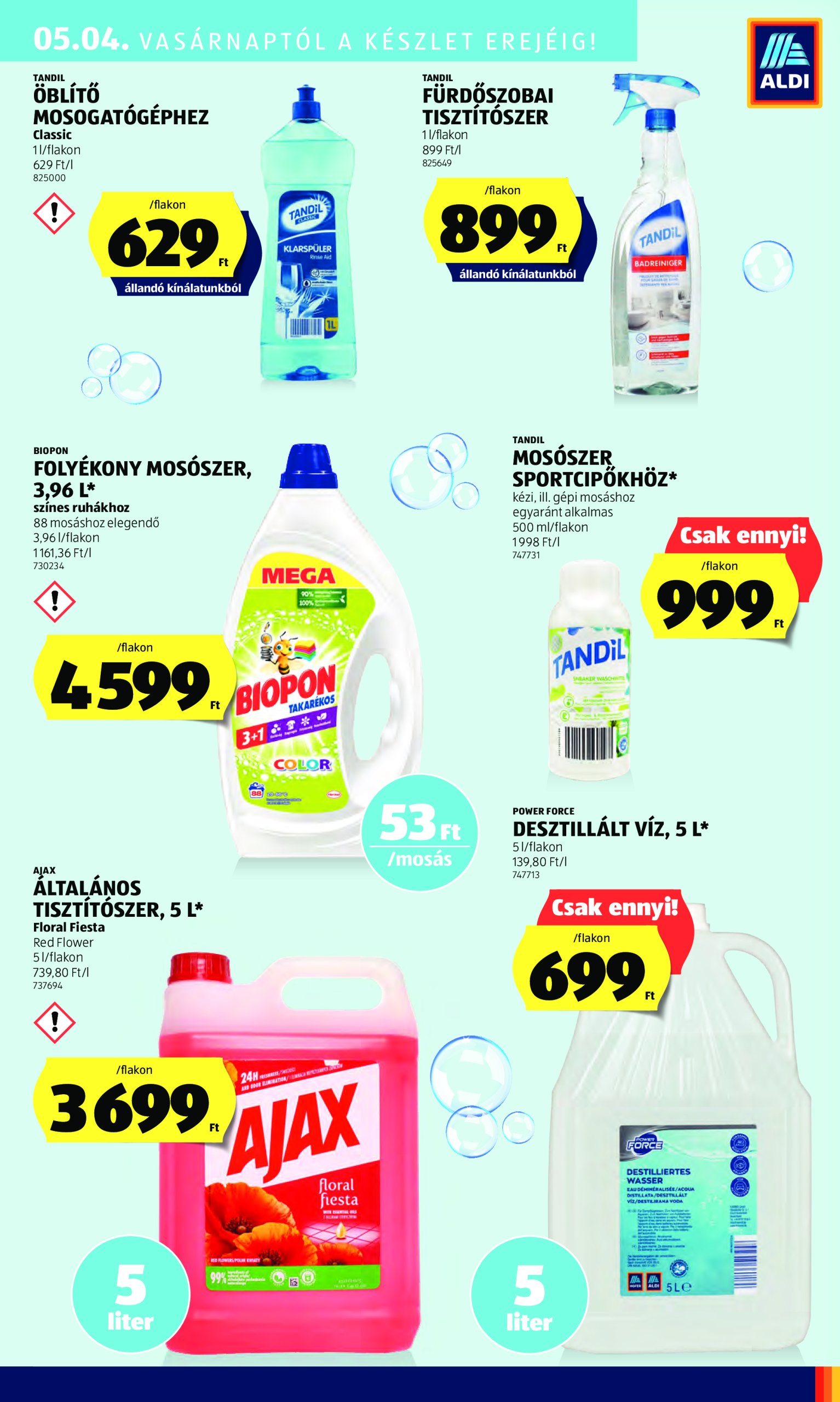 aldi - Aldi - Középső sor termékei akciós újság, érvényes 04.30. - 05.07. - page: 17