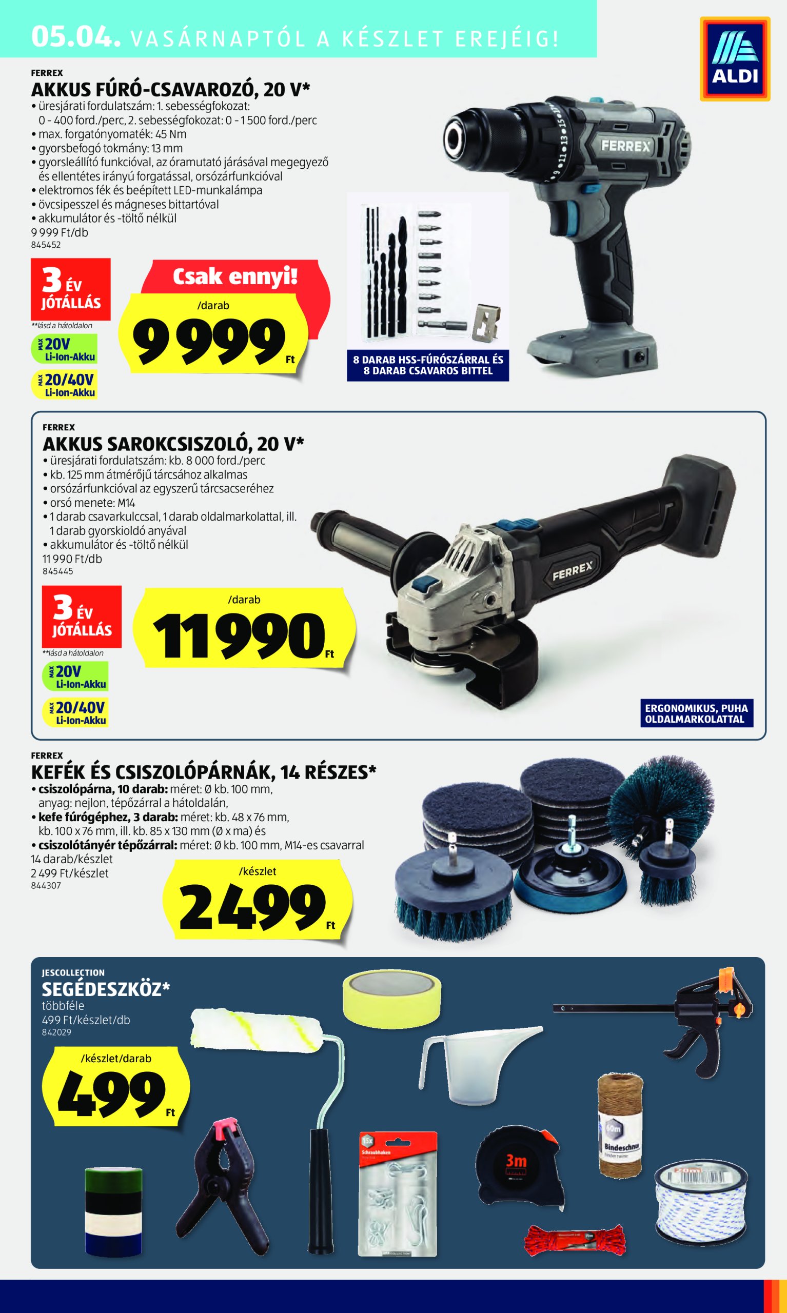 aldi - Aldi - Középső sor termékei akciós újság, érvényes 04.30. - 05.07. - page: 21