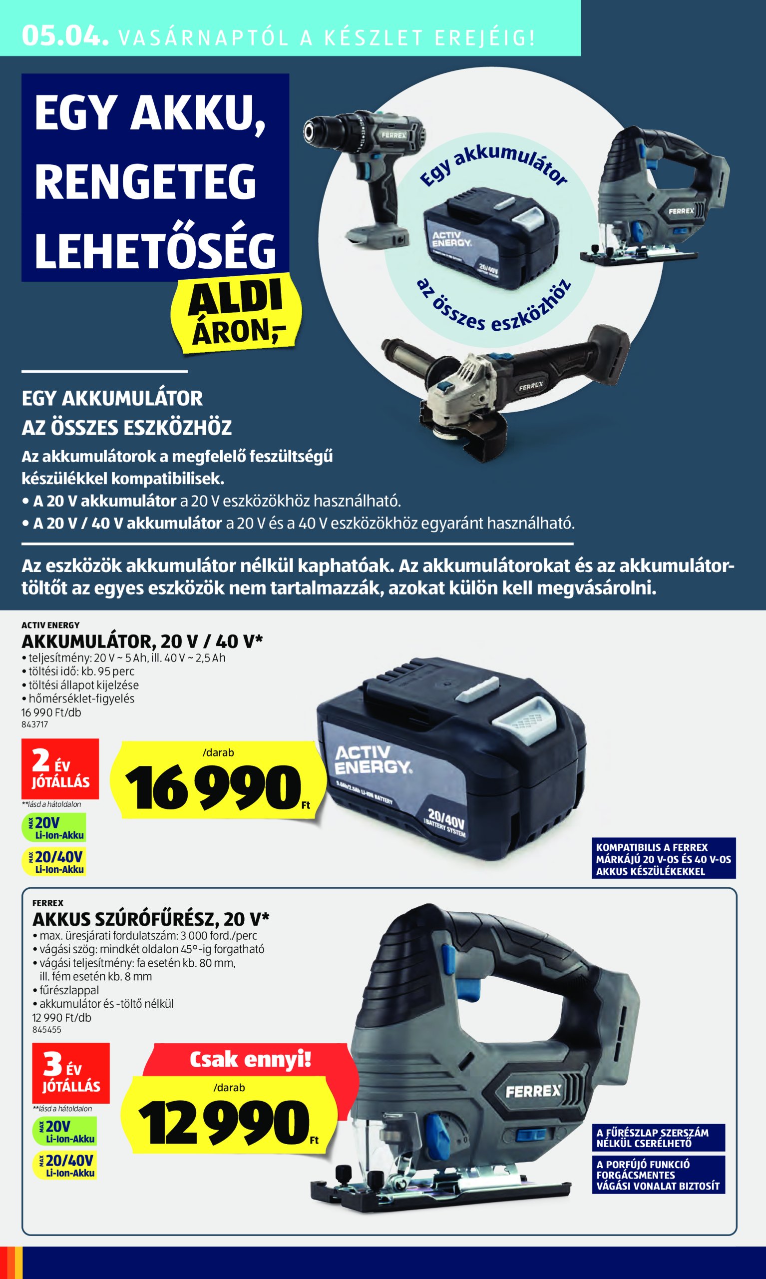 aldi - Aldi - Középső sor termékei akciós újság, érvényes 04.30. - 05.07. - page: 20