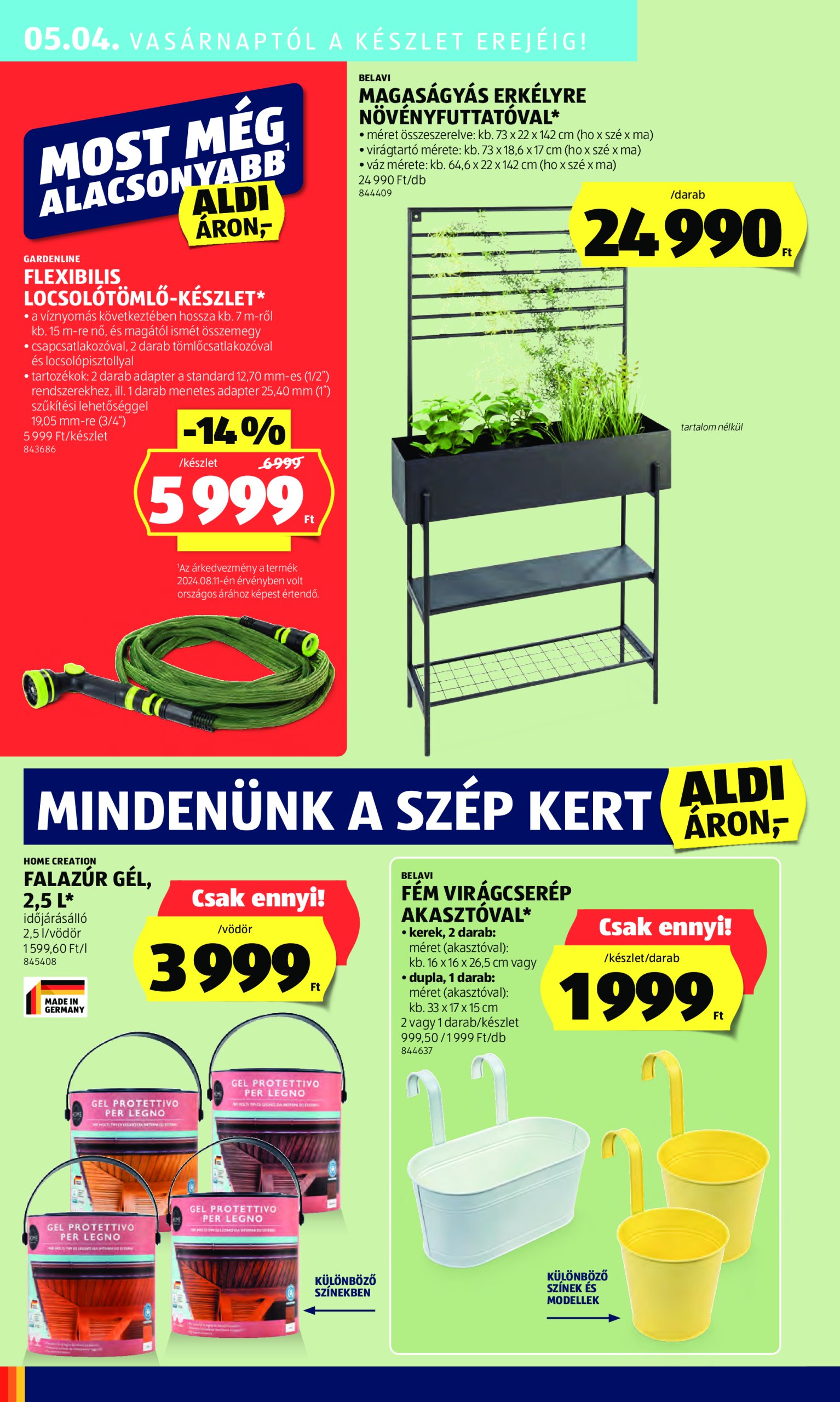aldi - Aldi - Középső sor termékei akciós újság, érvényes 04.30. - 05.07. - page: 18