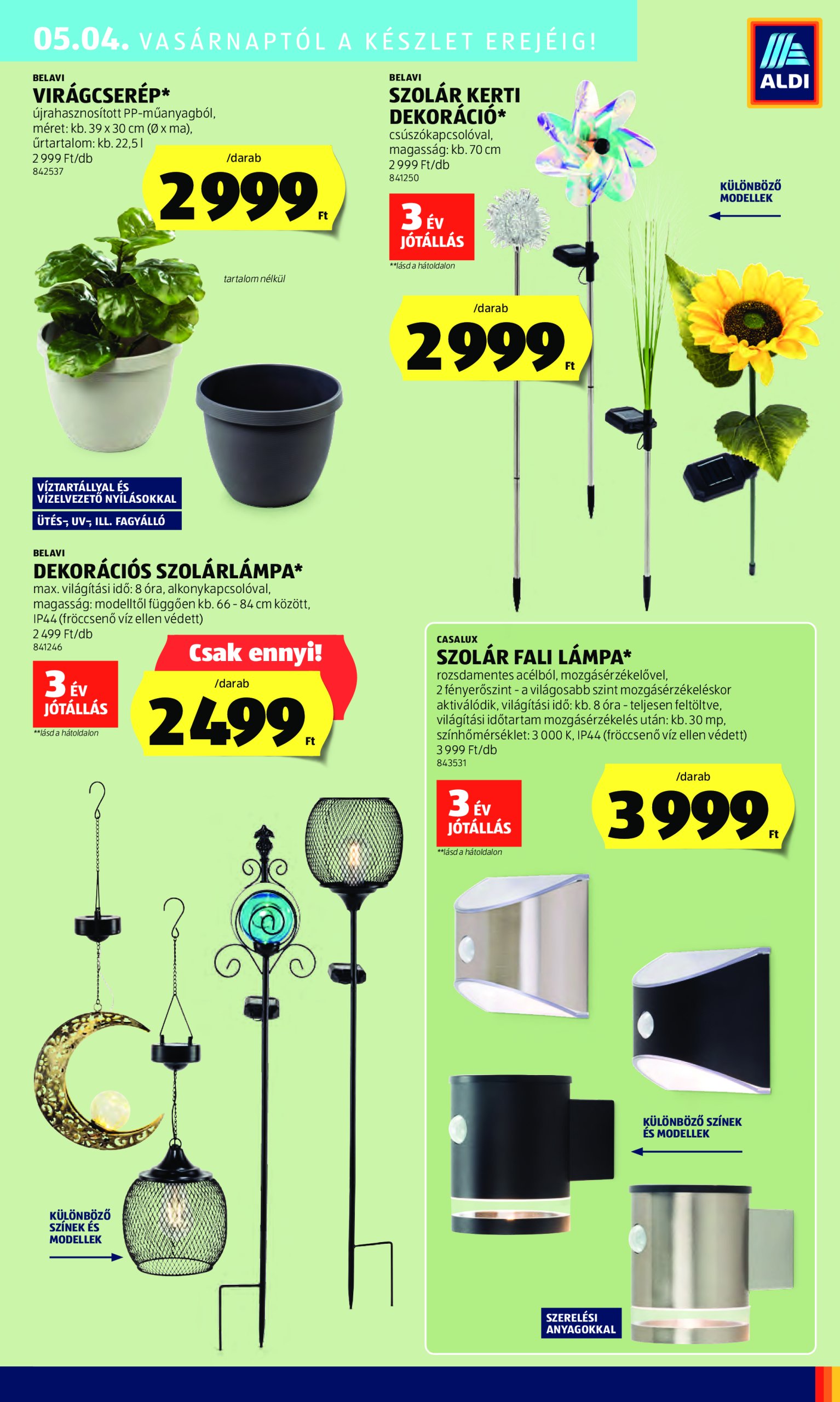 aldi - Aldi - Középső sor termékei akciós újság, érvényes 04.30. - 05.07. - page: 19