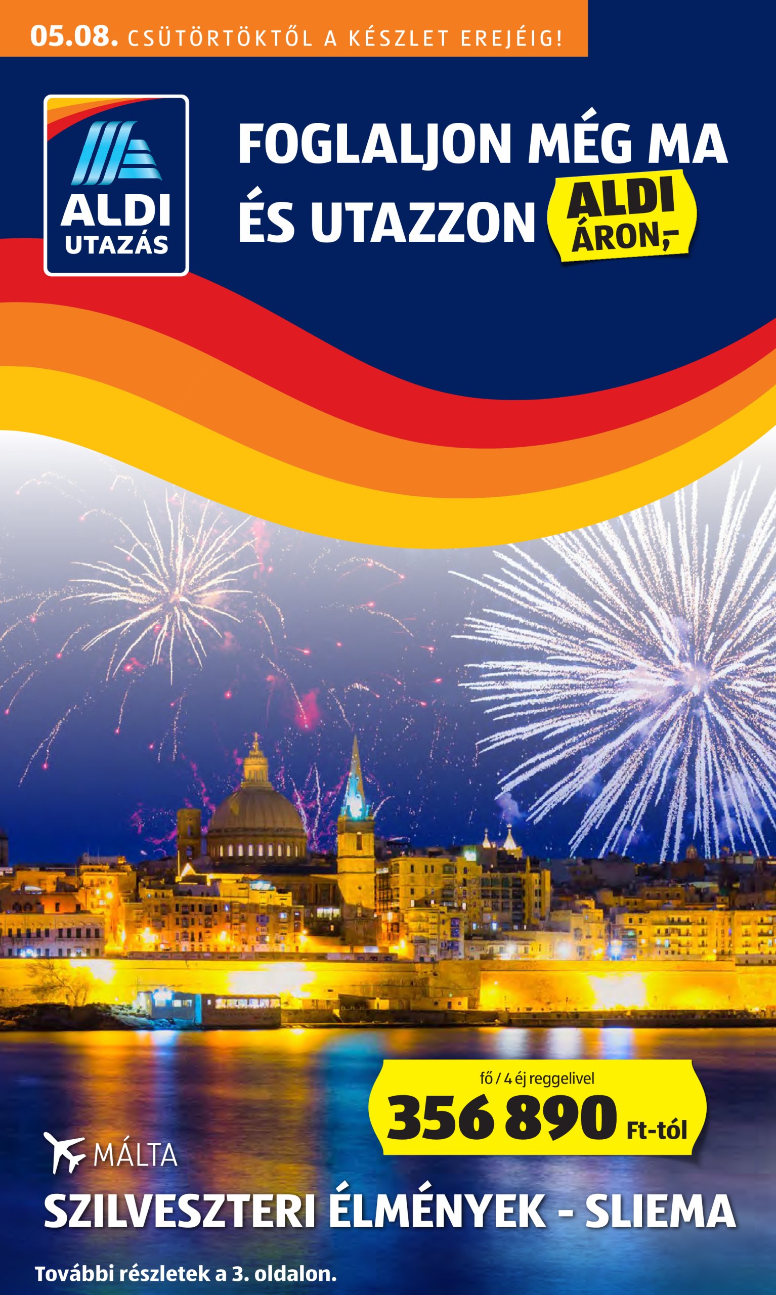 aldi - Aldi - Utazás katalógus akciós újság, érvényes 05.08. - 05.14.