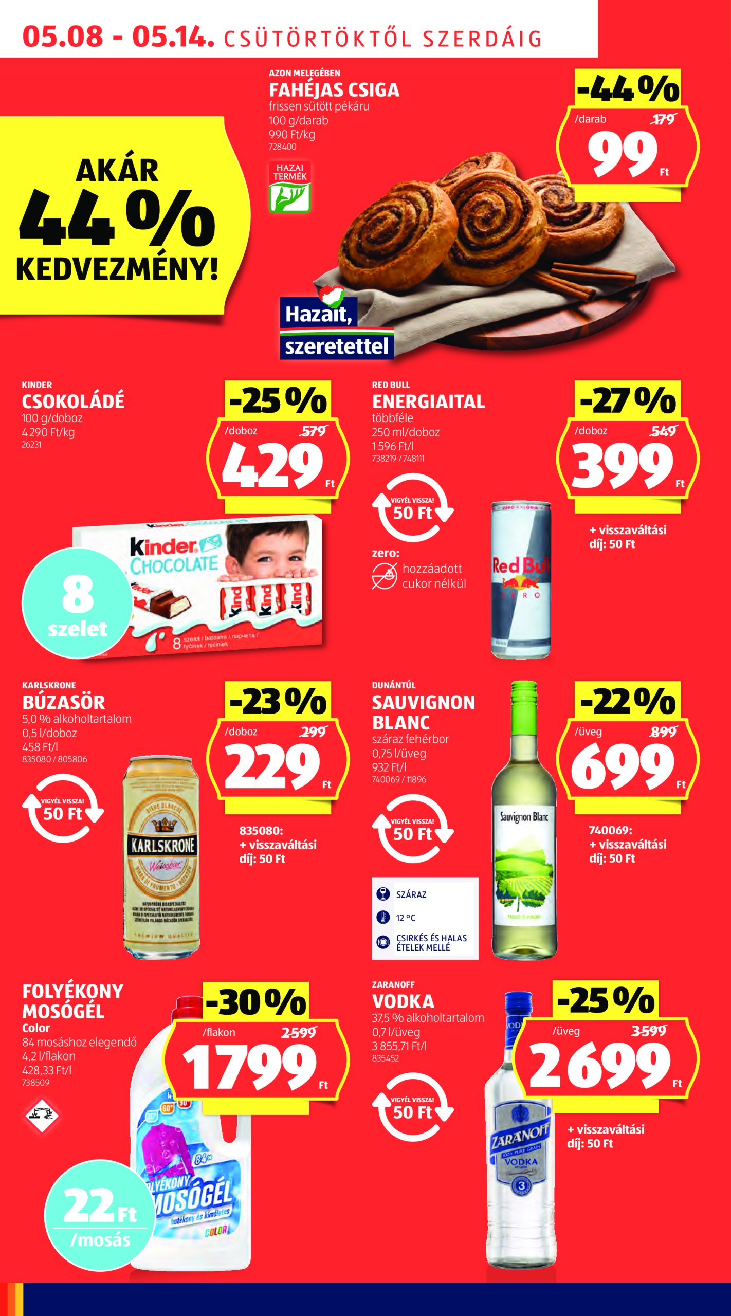 aldi - Aldi akciós újság, érvényes 05.08. - 05.14. - page: 6 aldi - Aldi akciós újság, érvényes 05.08. - 05.14. - page: 6