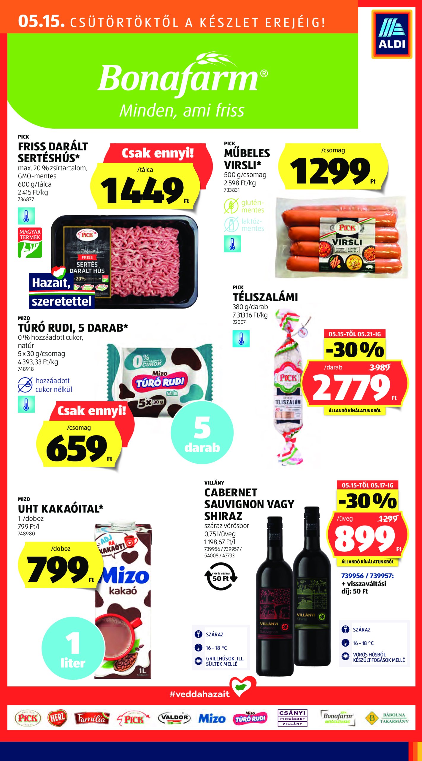 aldi - Aldi akciós újság, érvényes 05.15. - 05.21. - page: 15 aldi - Aldi akciós újság, érvényes 05.15. - 05.21. - page: 15