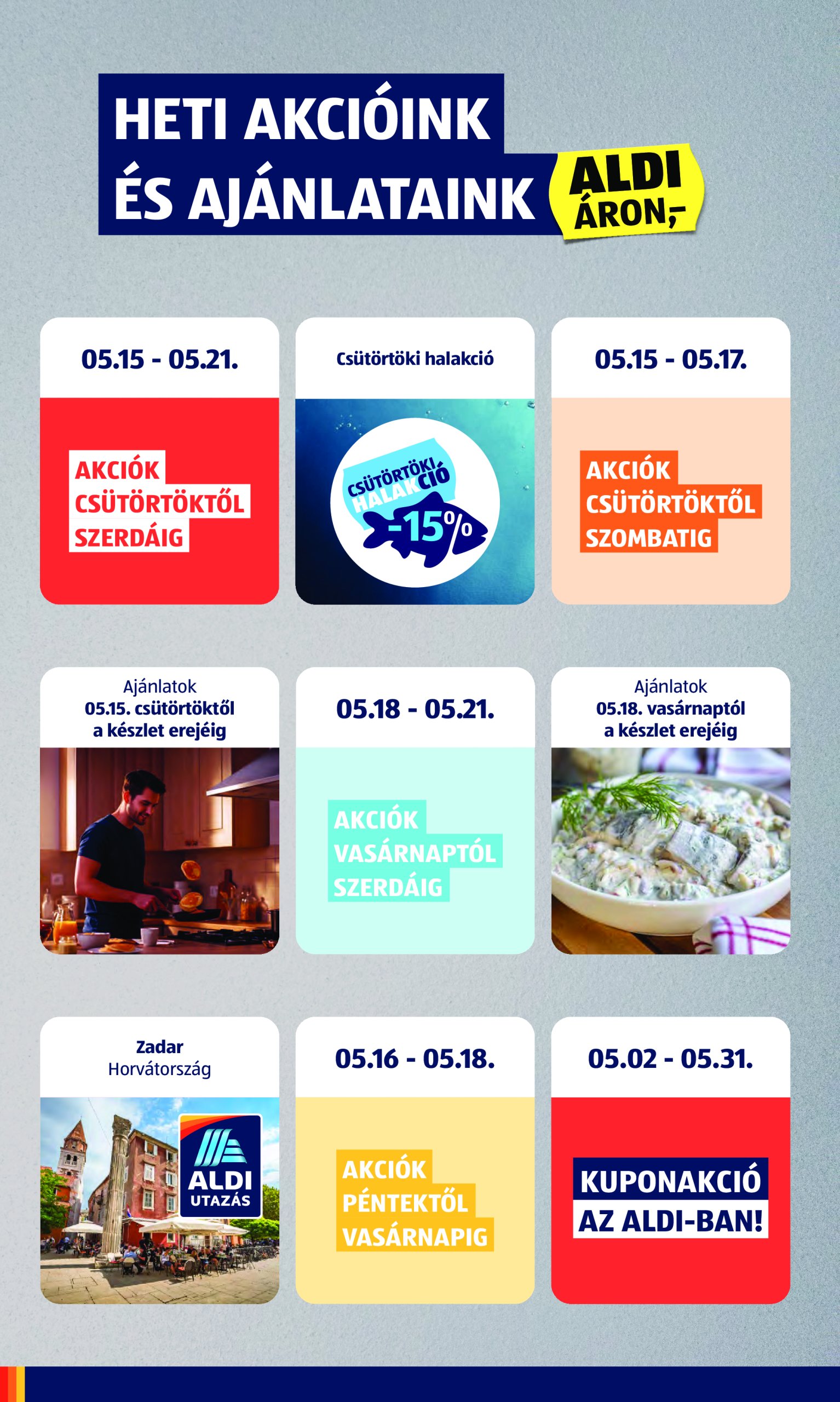 aldi - Aldi akciós újság, érvényes 05.15. - 05.21. - page: 2 aldi - Aldi akciós újság, érvényes 05.15. - 05.21. - page: 2