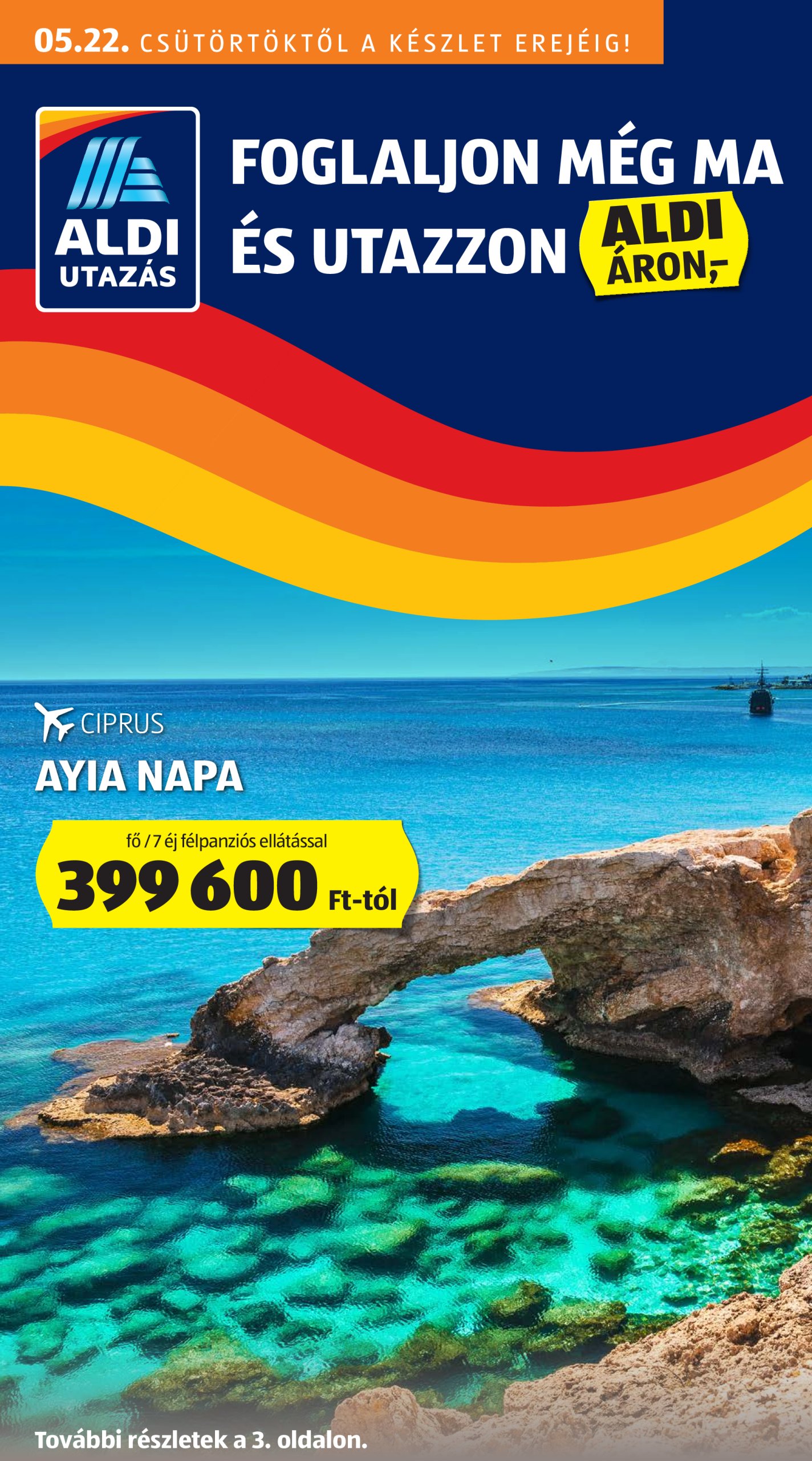aldi - Aldi - Utazás katalógus akciós újság, érvényes 05.22. - 05.28.