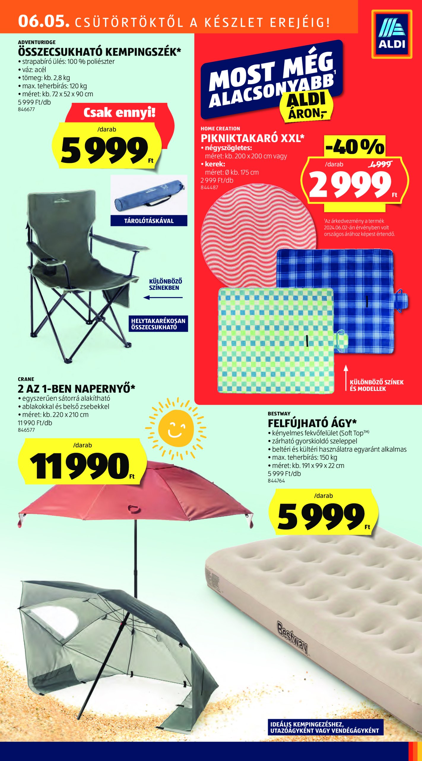 aldi - Aldi - Középső sor termékei akciós újság, érvényes 06.05. - 06.11. - page: 3