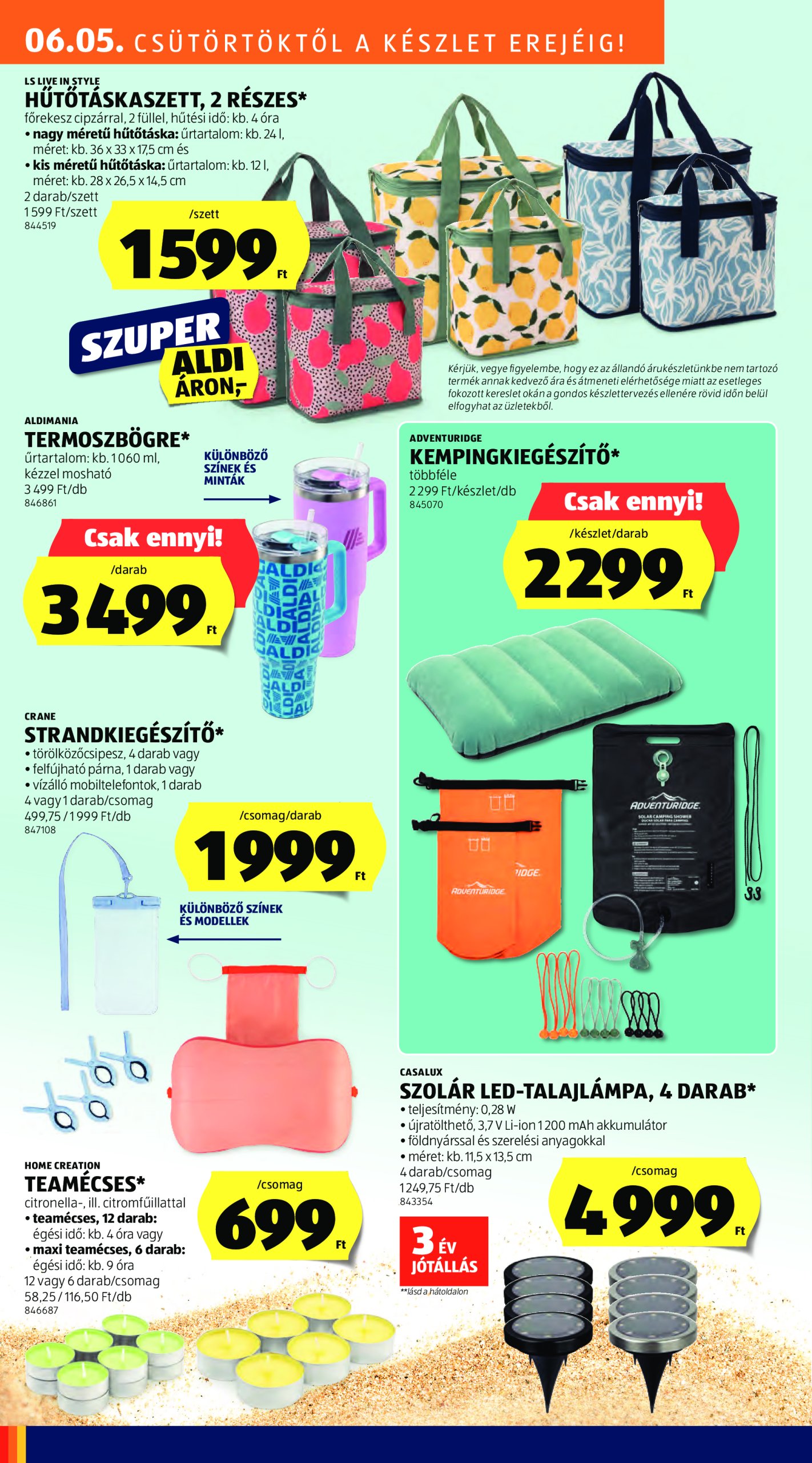 aldi - Aldi - Középső sor termékei akciós újság, érvényes 06.05. - 06.11. - page: 4