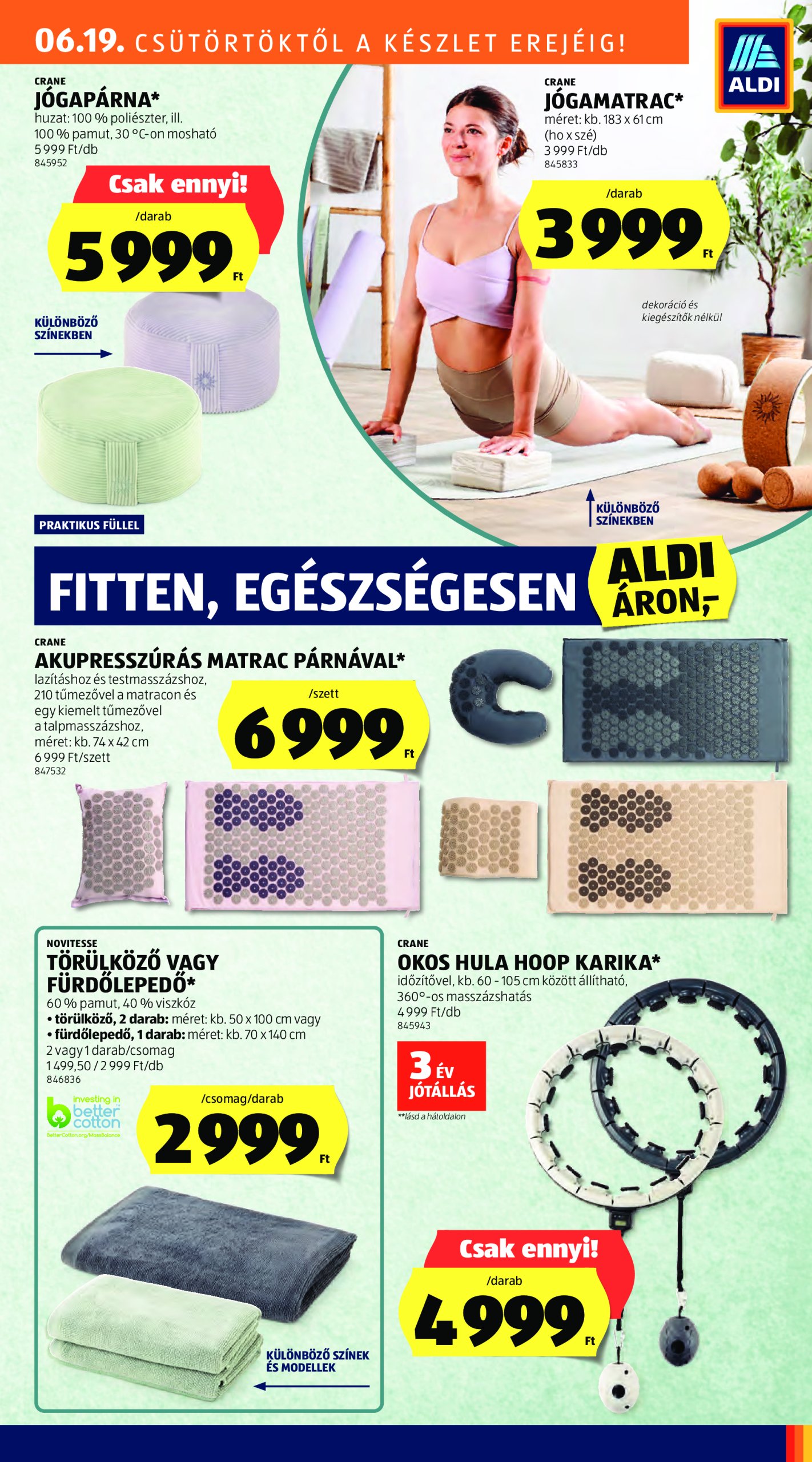 aldi - Aldi - Középső sor termékei akciós újság, érvényes 06.19. - 06.25. - page: 7