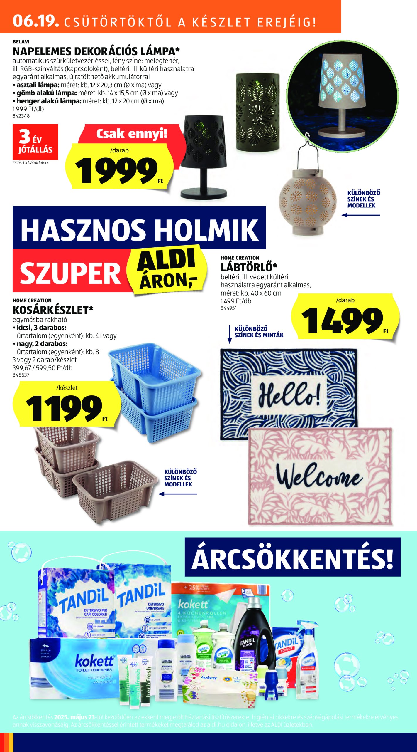 aldi - Aldi - Középső sor termékei akciós újság, érvényes 06.19. - 06.25. - page: 8