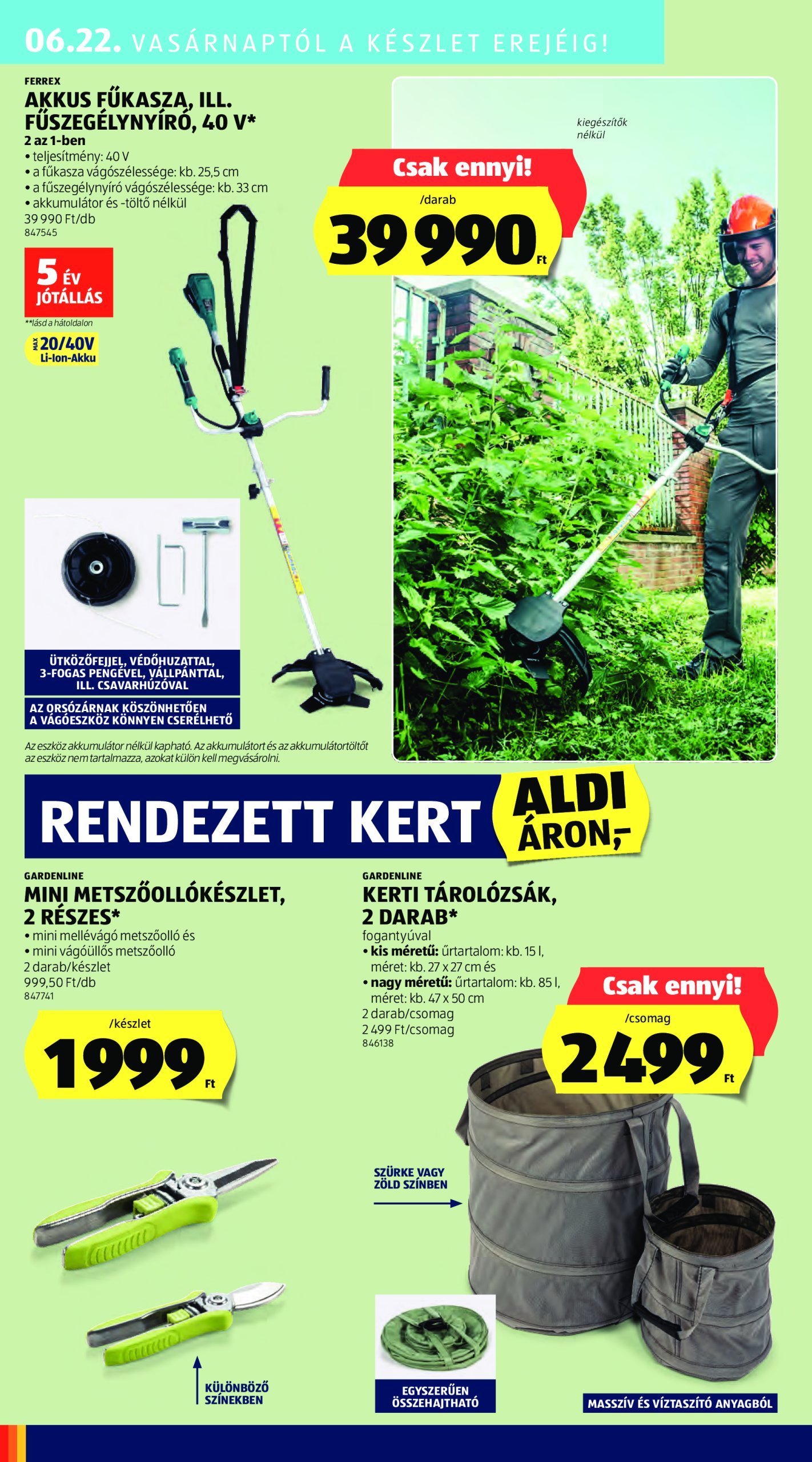 aldi - Aldi - Középső sor termékei akciós újság, érvényes 06.19. - 06.25. - page: 12