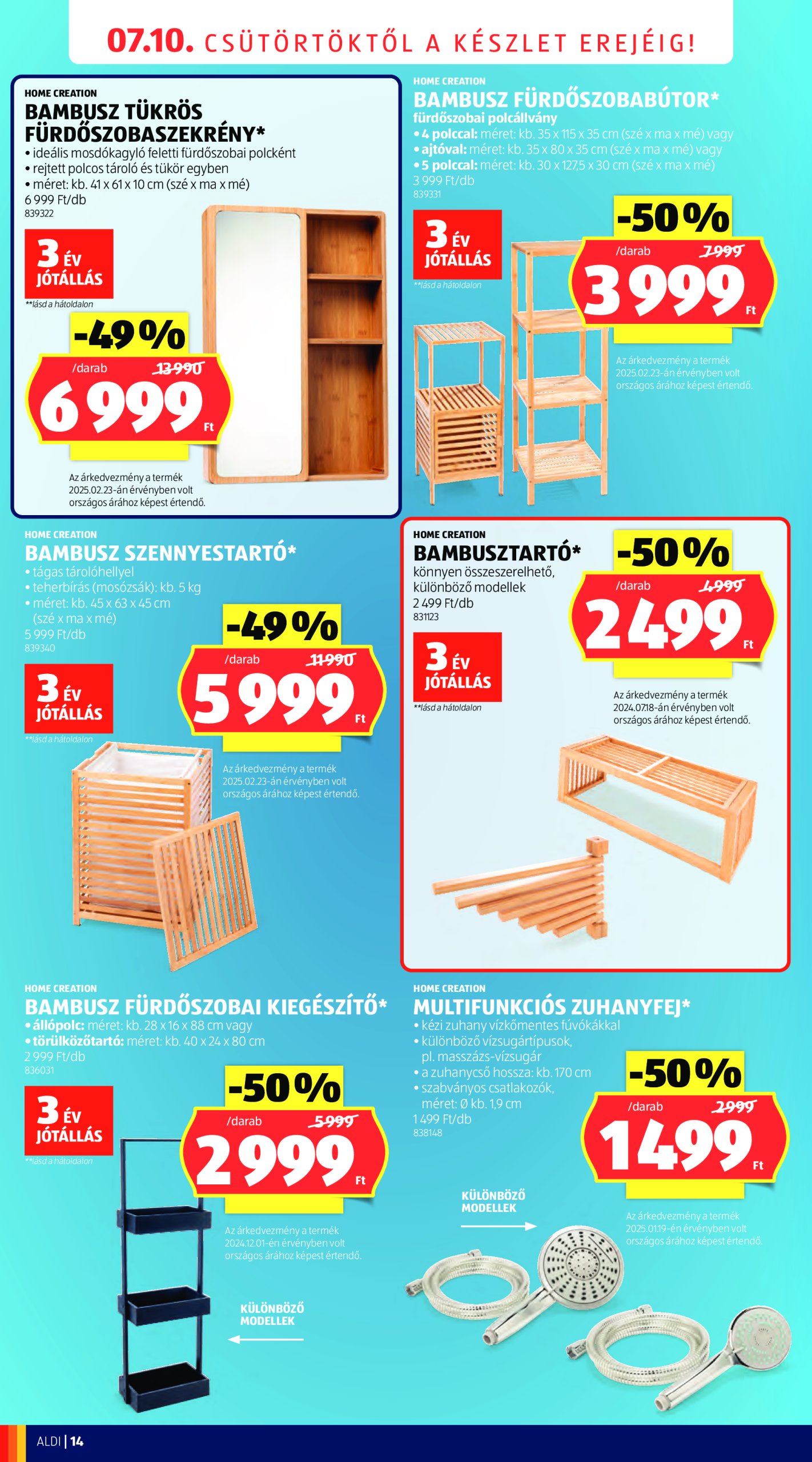 aldi - Aldi - Üzletnyitás: Budaörs, akciós újság, érvényes 07.10. - 07.12. - page: 14