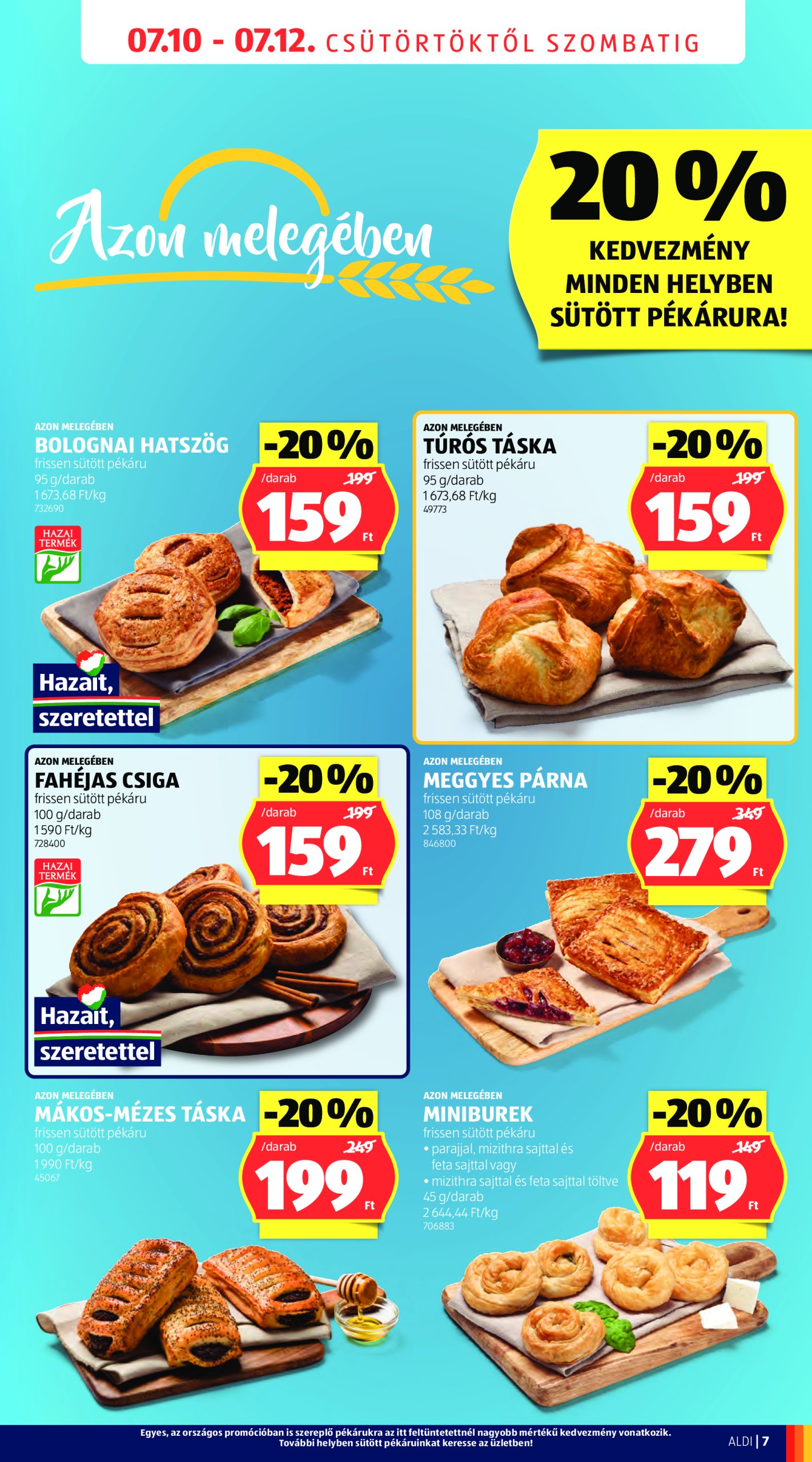 aldi - Aldi - Üzletnyitás: Budaörs, akciós újság, érvényes 07.10. - 07.12. - page: 7