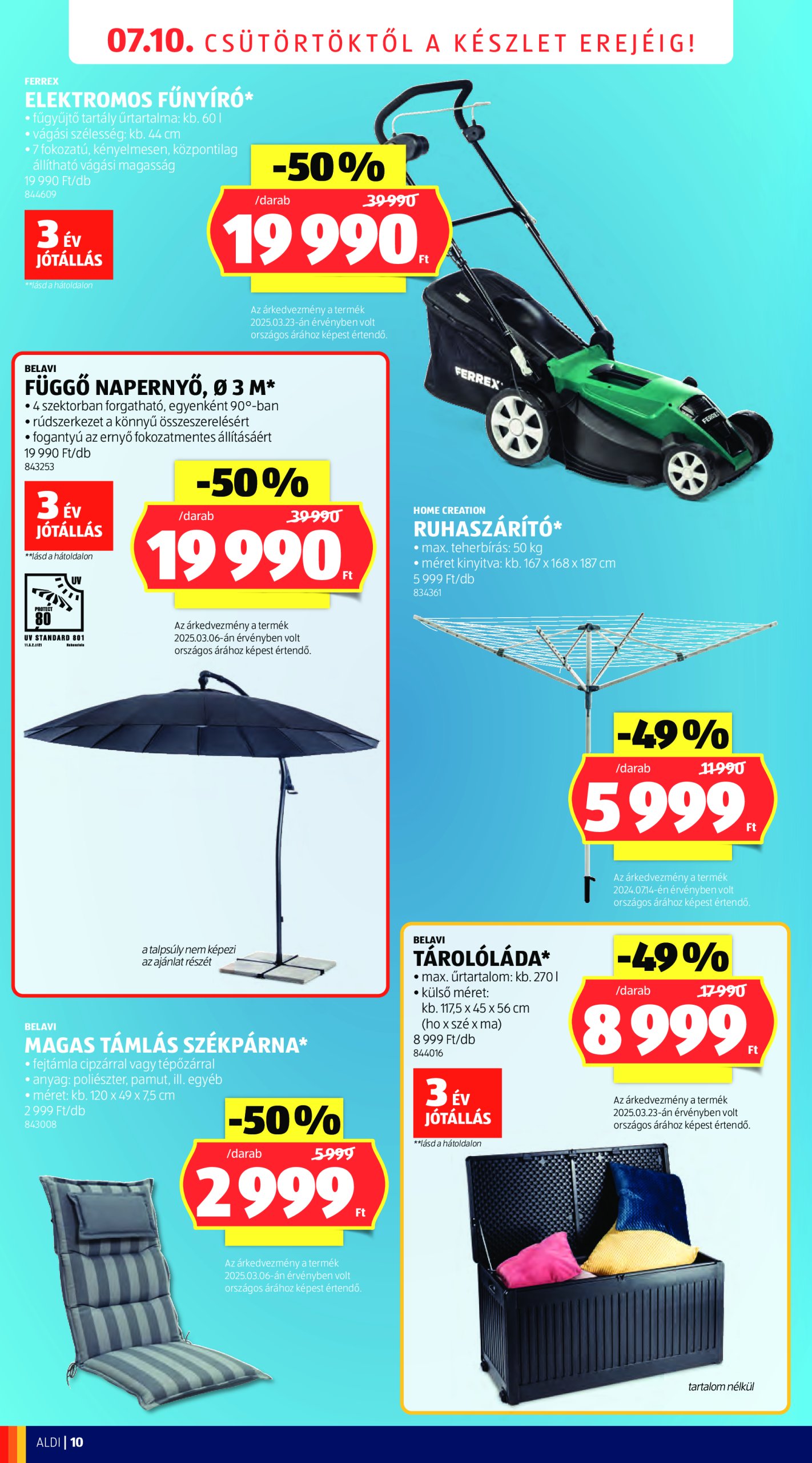 aldi - Aldi - Üzletnyitás: Budaörs, akciós újság, érvényes 07.10. - 07.12. - page: 10