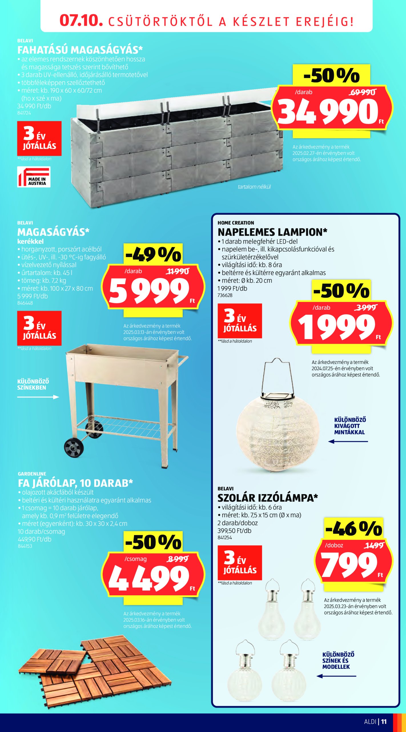 aldi - Aldi - Üzletnyitás: Budaörs, akciós újság, érvényes 07.10. - 07.12. - page: 11