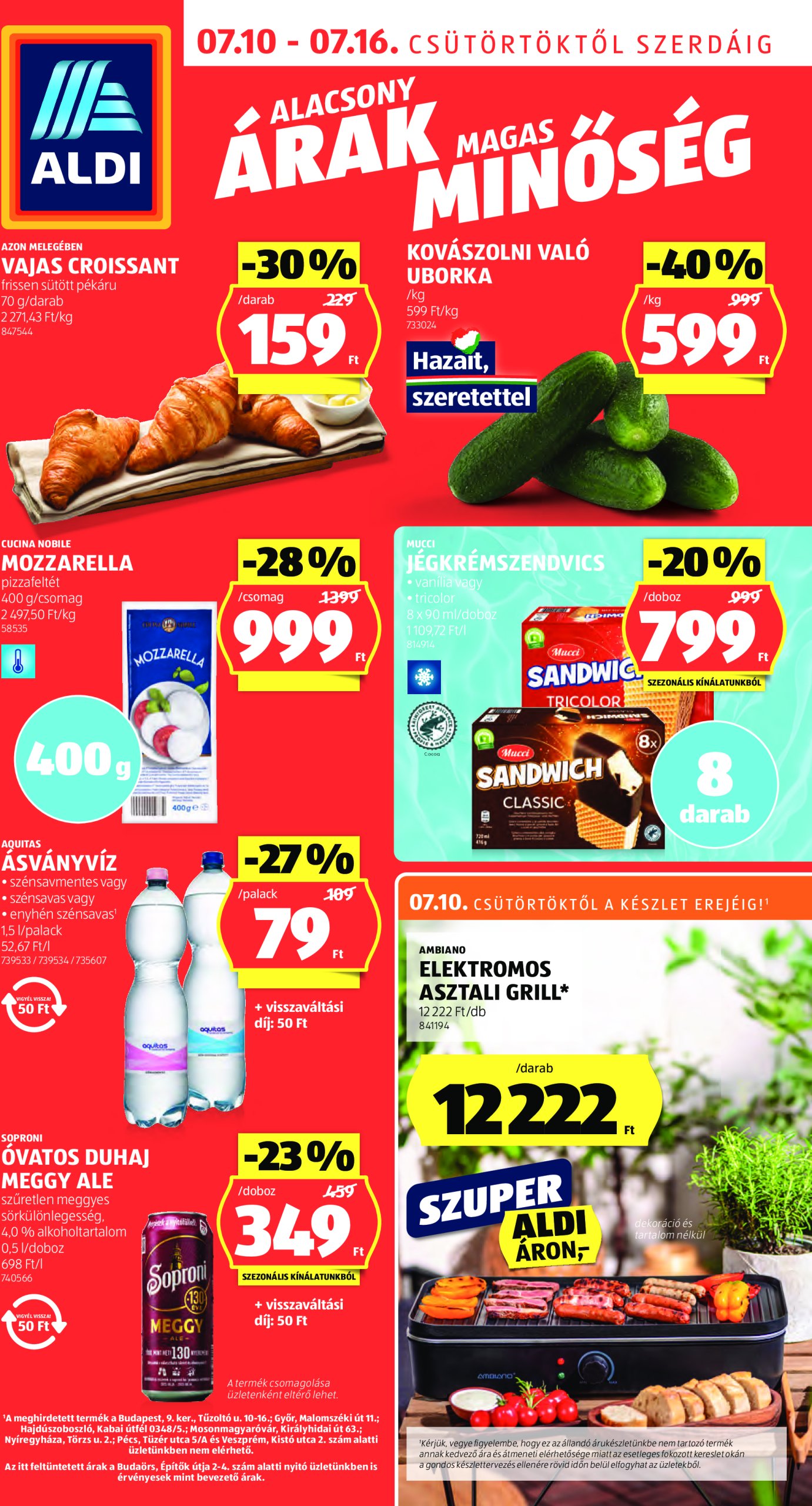 aldi - Aldi akciós újság, érvényes 07.10. - 07.16.
