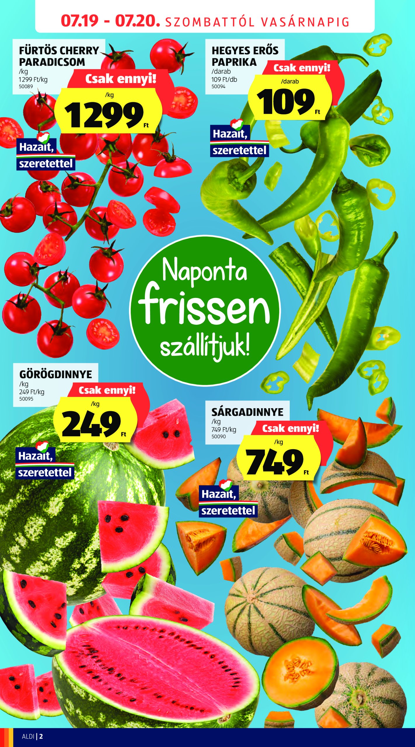 aldi - Aldi - Üzletnyitás: Mosonmagyaróvár, akciós újság, érvényes 07.19. - 07.20. - page: 2