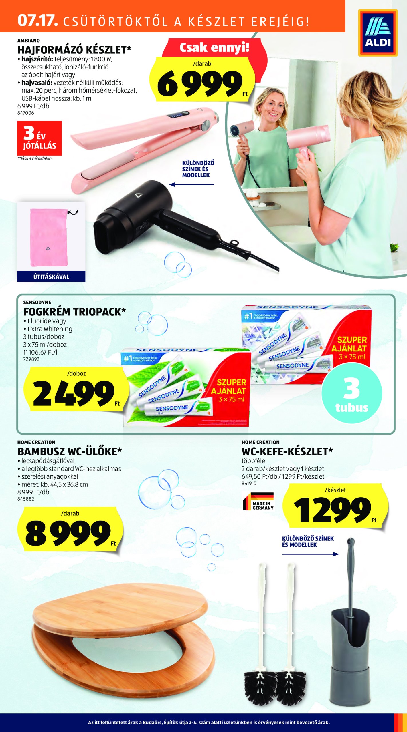 aldi - Aldi - Középső sor termékei akciós újság, érvényes 07.17. - 07.23. - page: 9