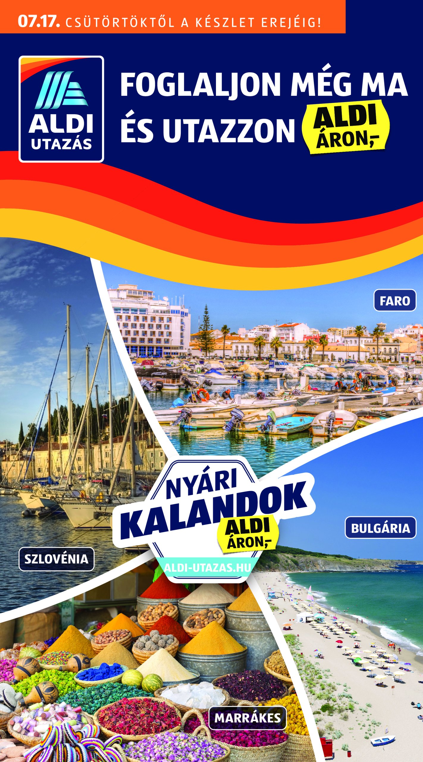 aldi - Aldi - Utazás katalógus akciós újság, érvényes 07.17. - 07.23.