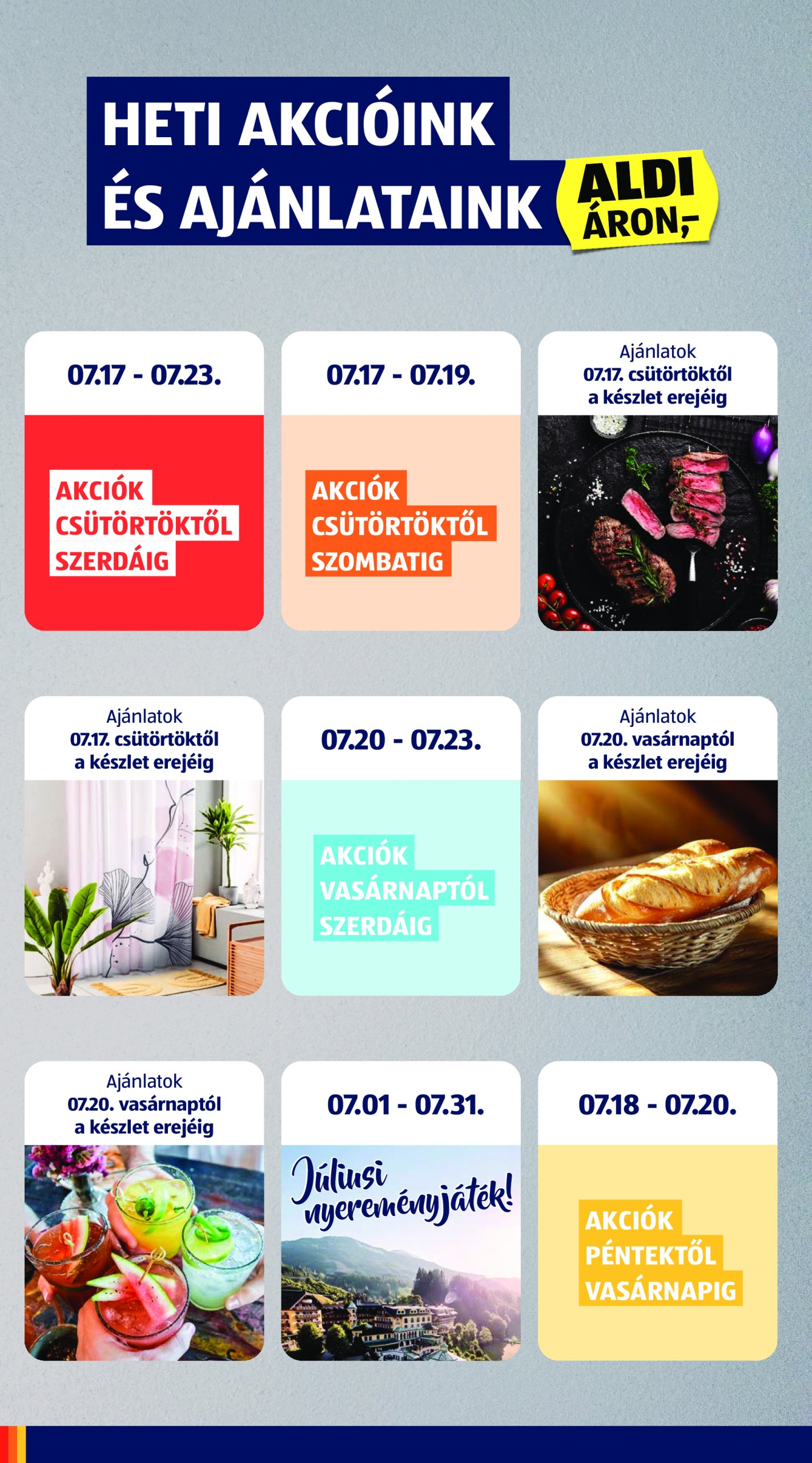 aldi - Aldi akciós újság, érvényes 07.17. - 07.23. - page: 2 aldi - Aldi akciós újság, érvényes 07.17. - 07.23. - page: 2