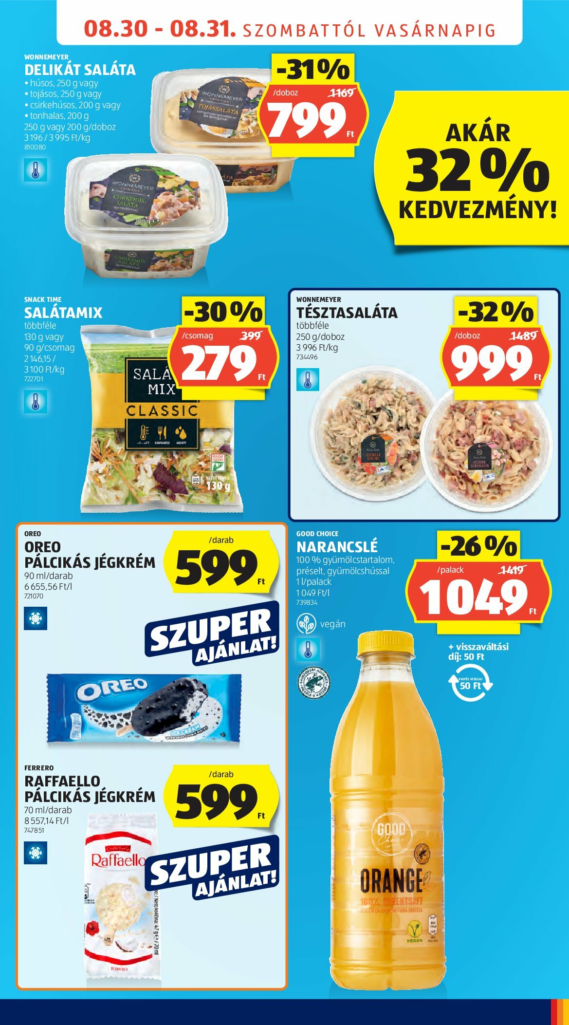 aldi - Aldi - Újranyitás: Üllő, akciós újság, érvényes 08.30. - 08.31. - page: 7