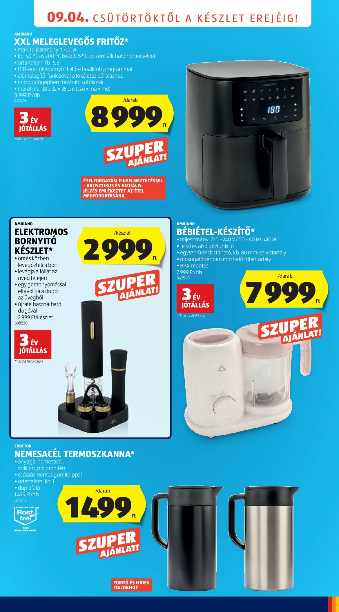 aldi - Aldi - Üzletnyitás: Eger, akciós újság, érvényes 09.04. - 09.06. - page: 11