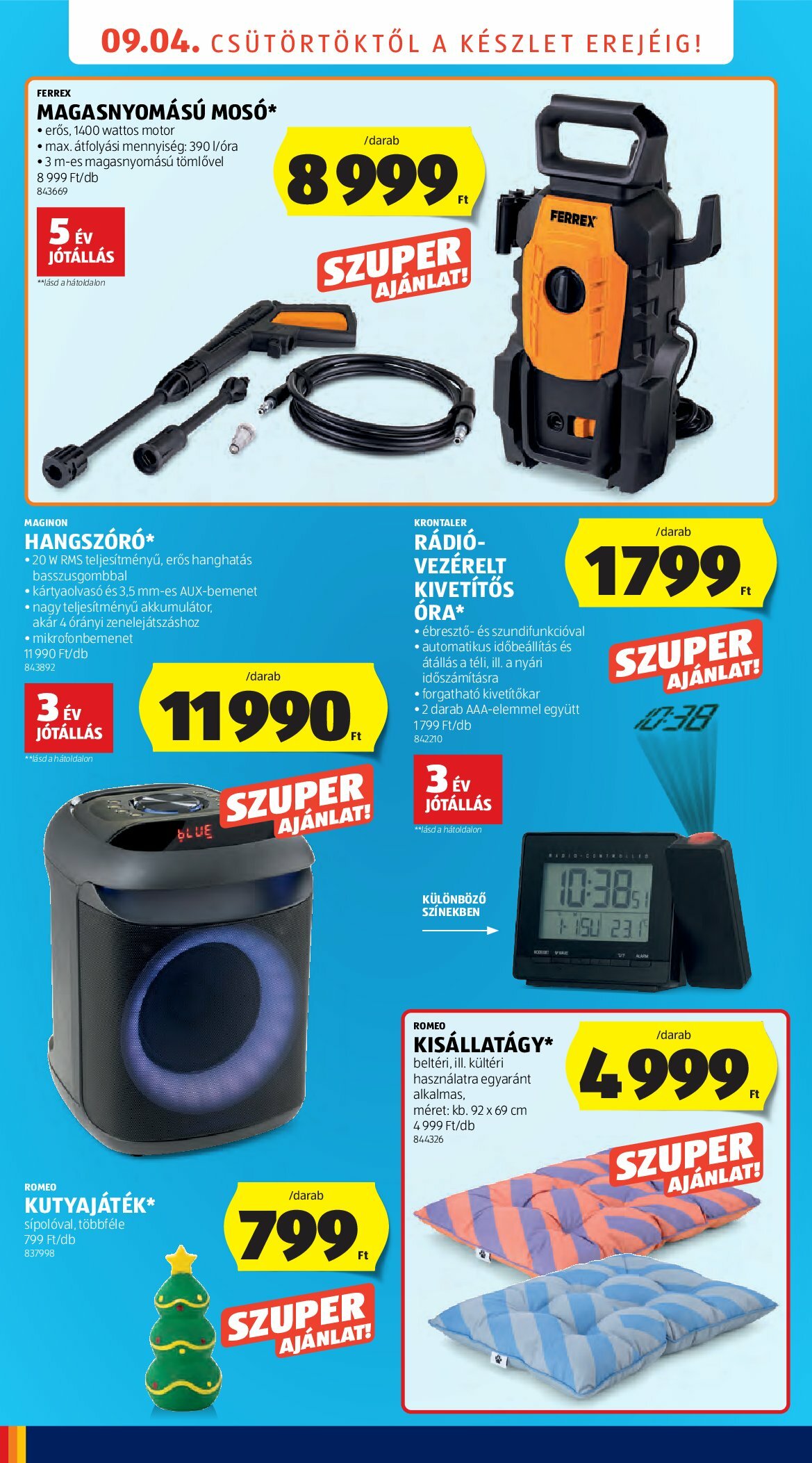 aldi - Aldi - Üzletnyitás: Eger, akciós újság, érvényes 09.04. - 09.06. - page: 12